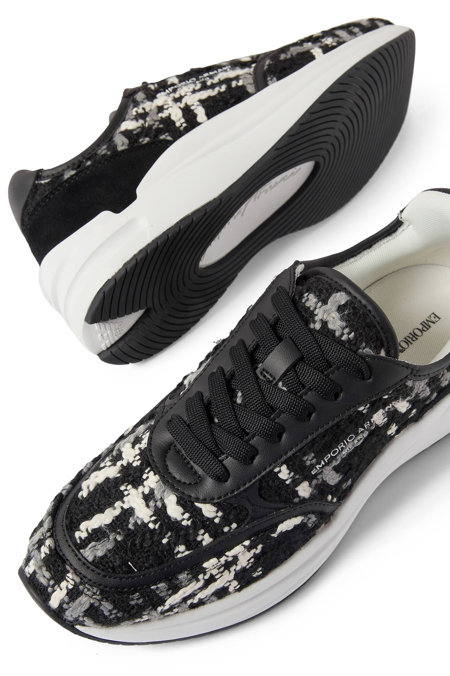 Boucle Fabric Sneakers