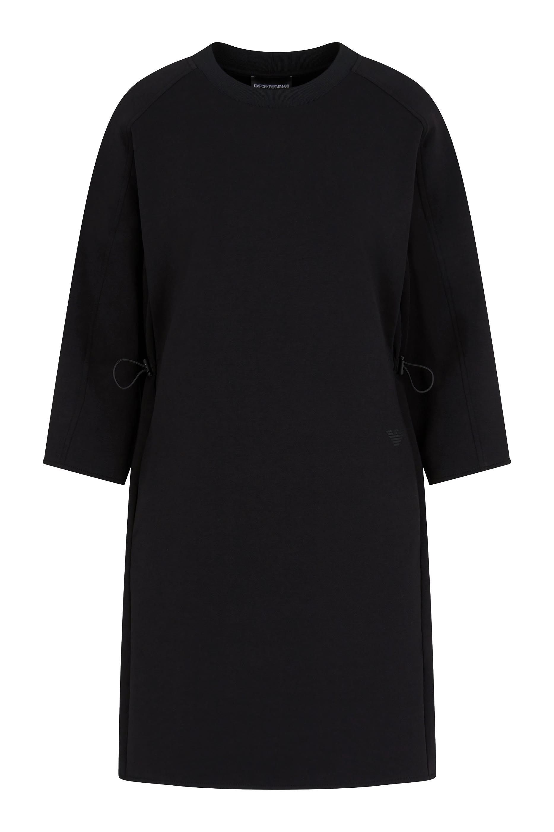 Double-Jersey Drawstring Dress 