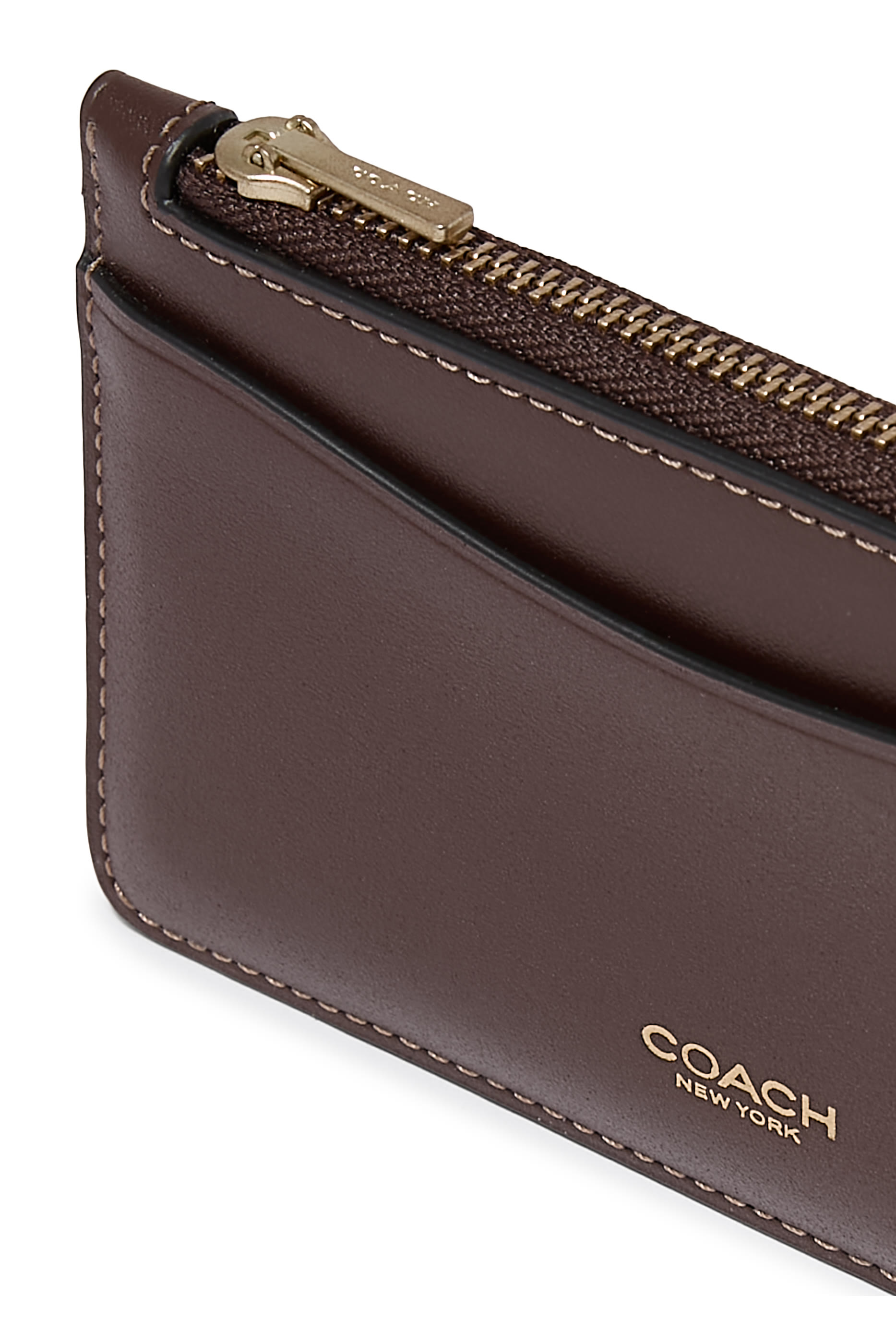  Leather Zip Around Wallet 