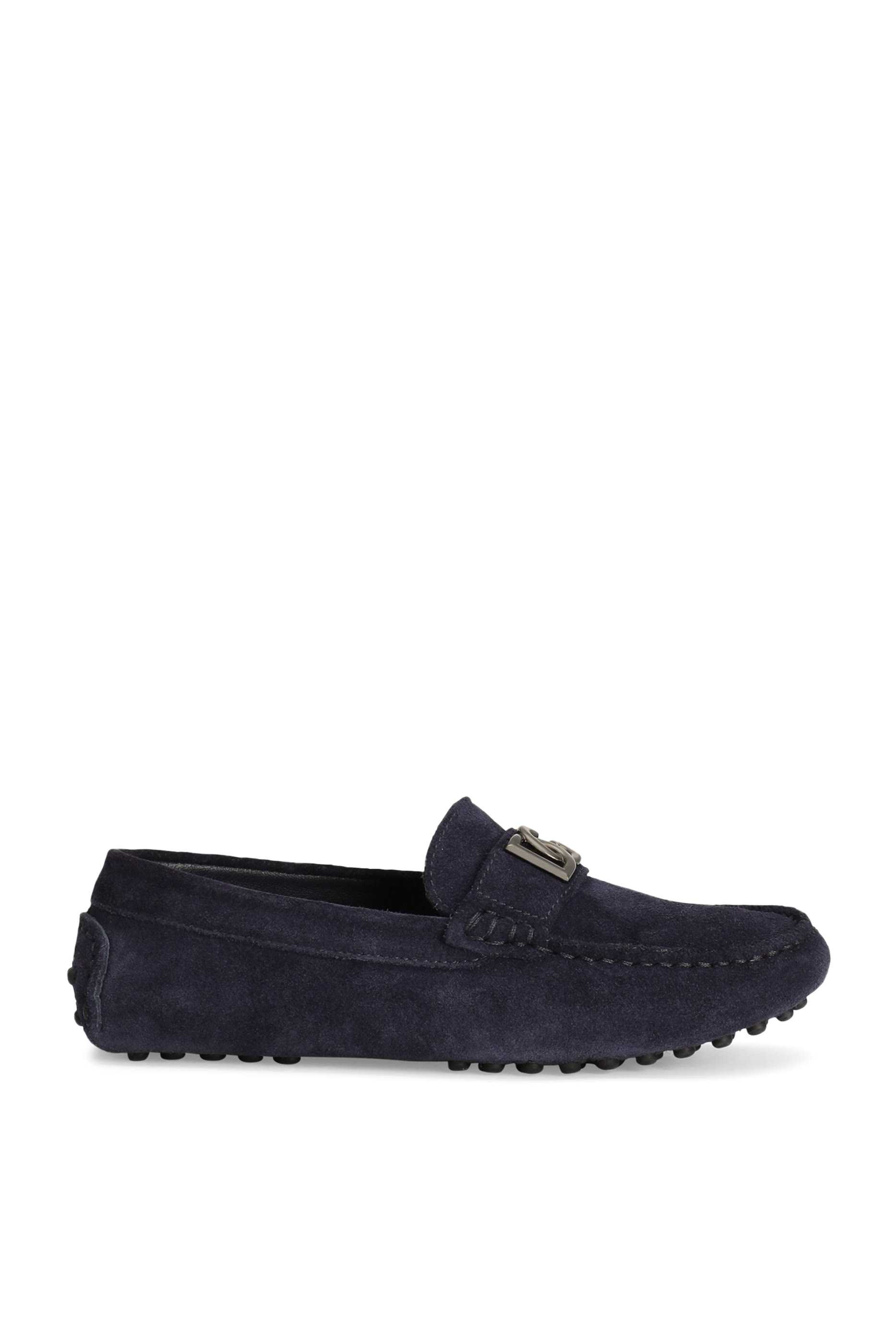 Kids Split Leather Loafers