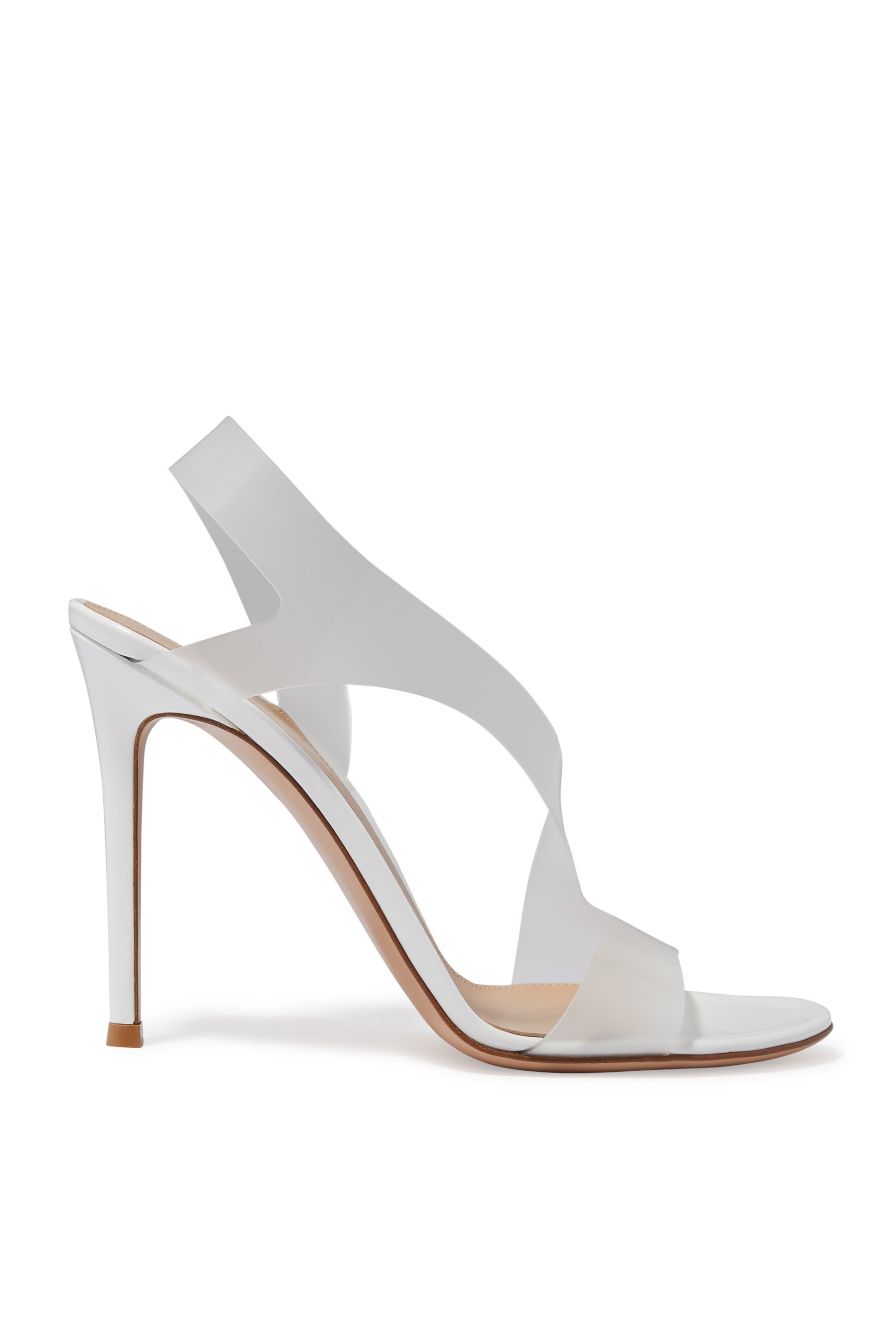 Metropolis 105 Plexi Asymmetrical Sandals