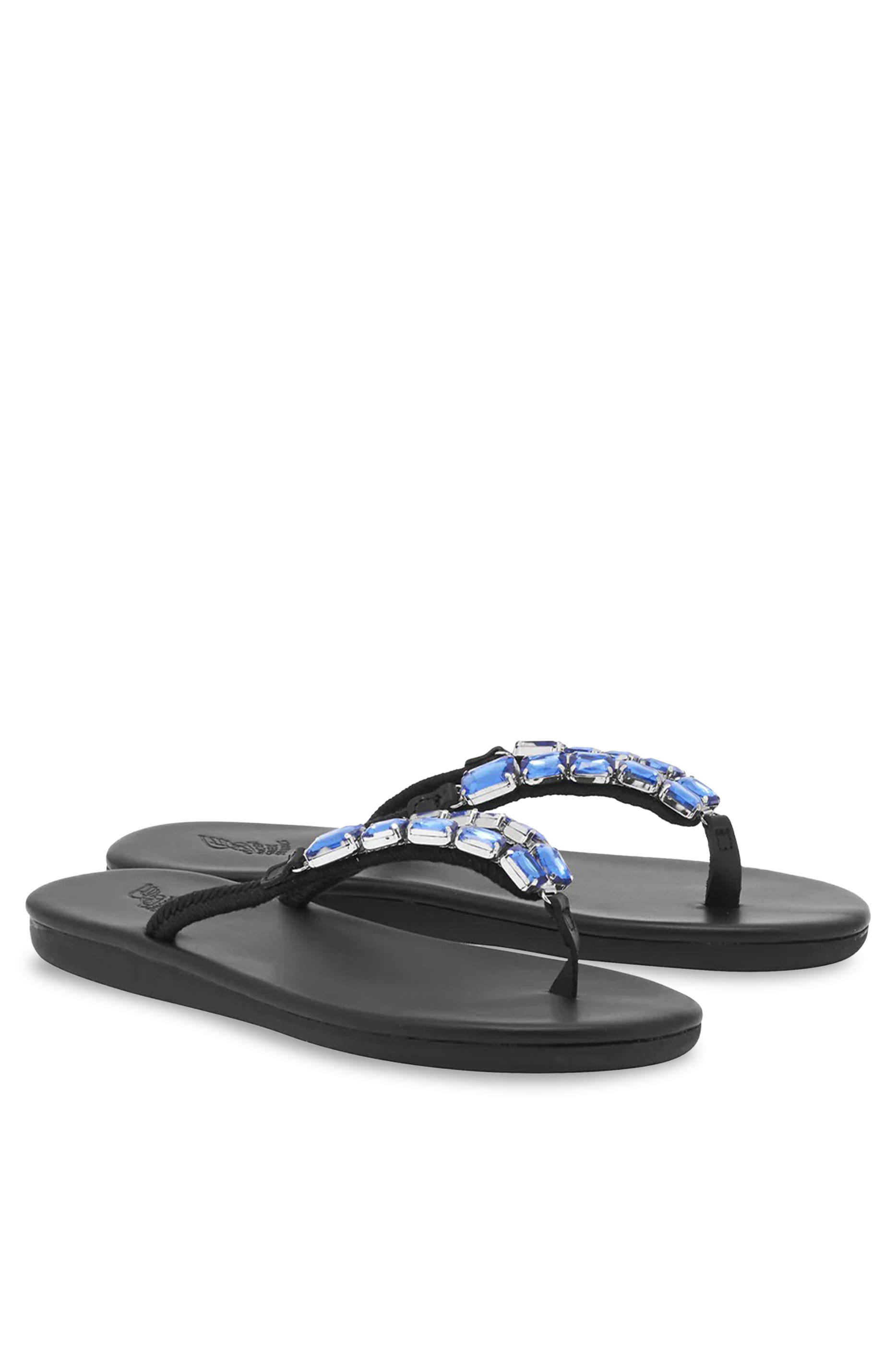 Saionara Crystals Thong Flats