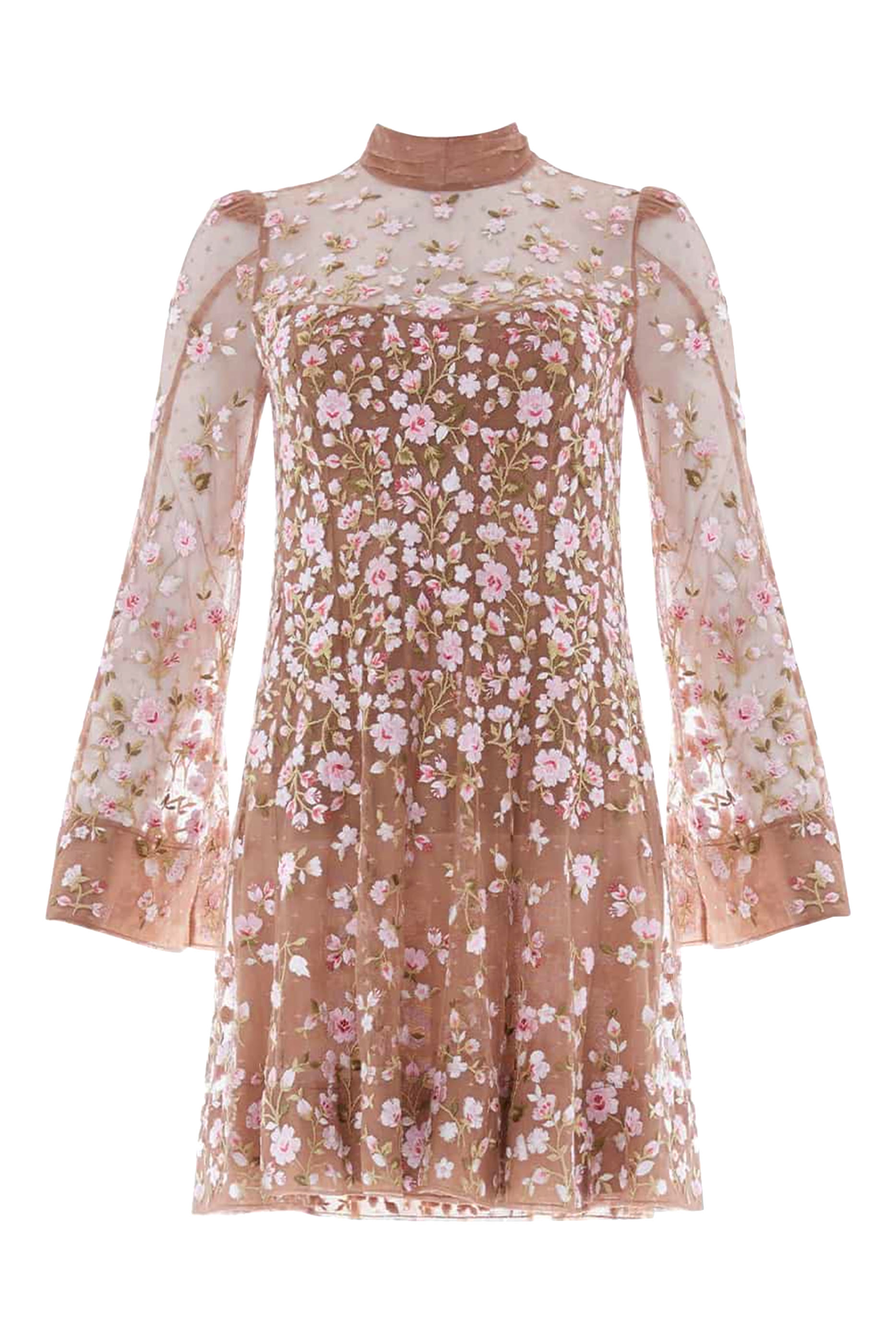 Sylvia Rose Long Sleeve Micro Mini Dress 