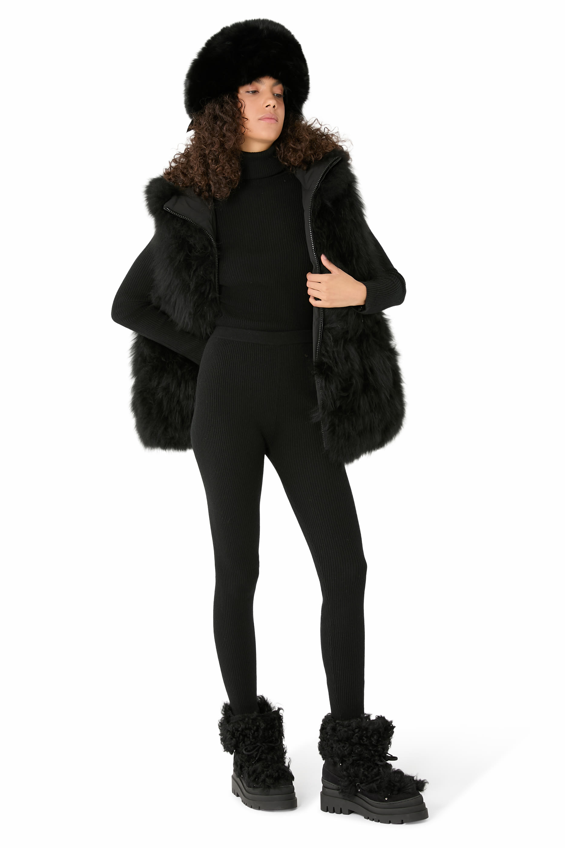 Wool-Cashmere Blend Turtleneck Sweater