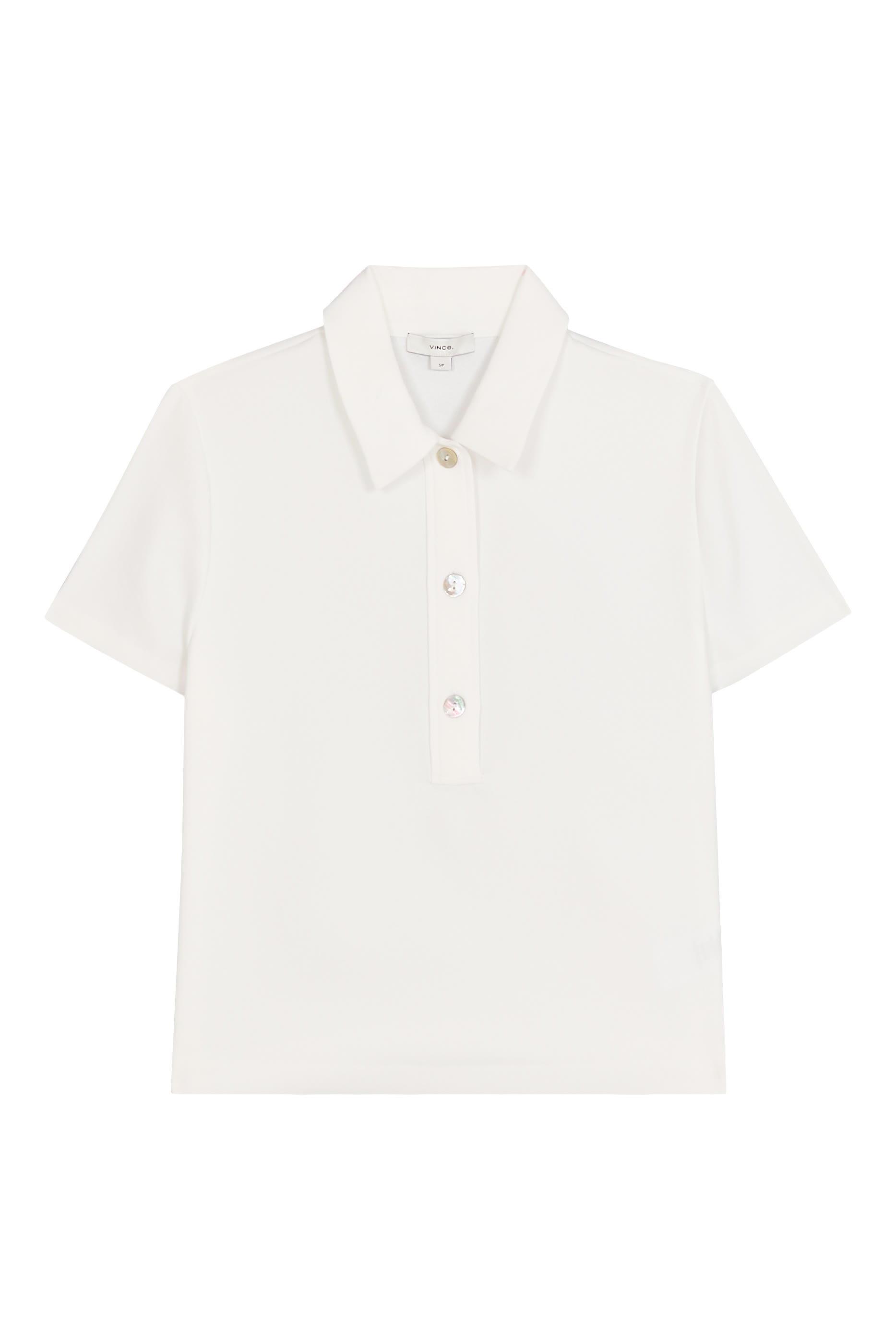 Cr&ecirc;pe Polo Shirt