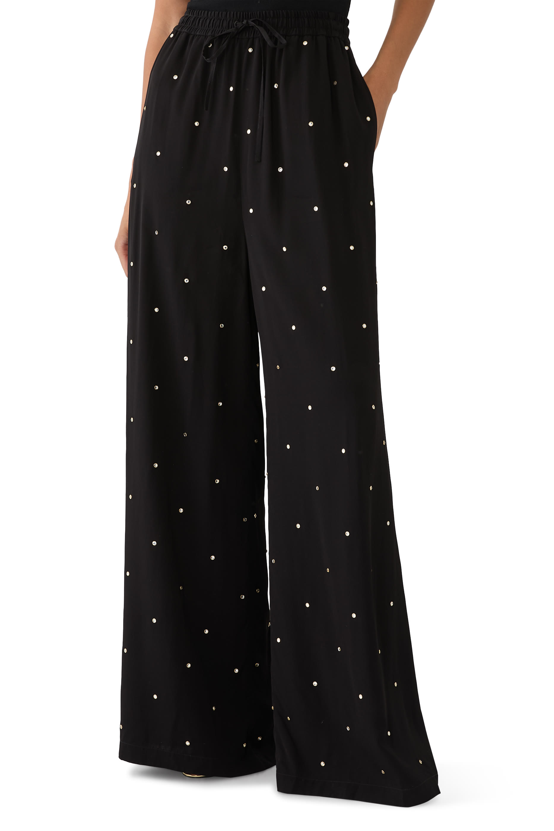 Crystal Embellished Lead-Free Pants 