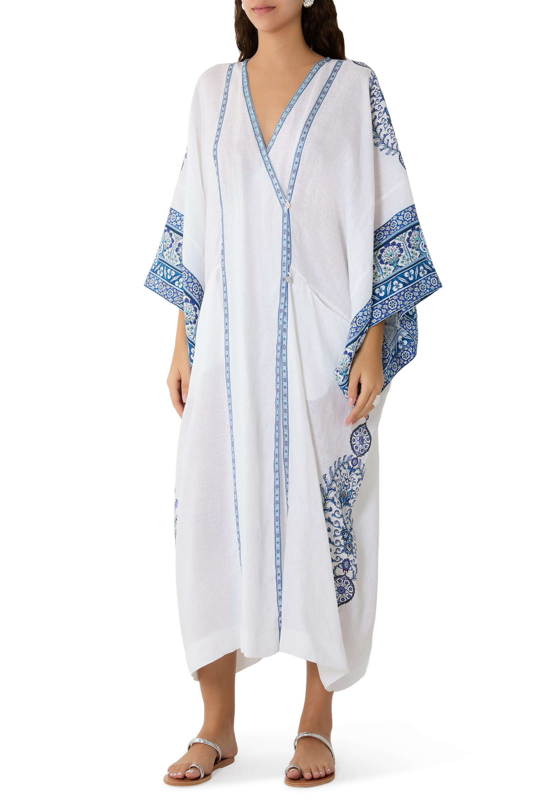 Isnik Lullaby Panelled Wrap Kaftan 