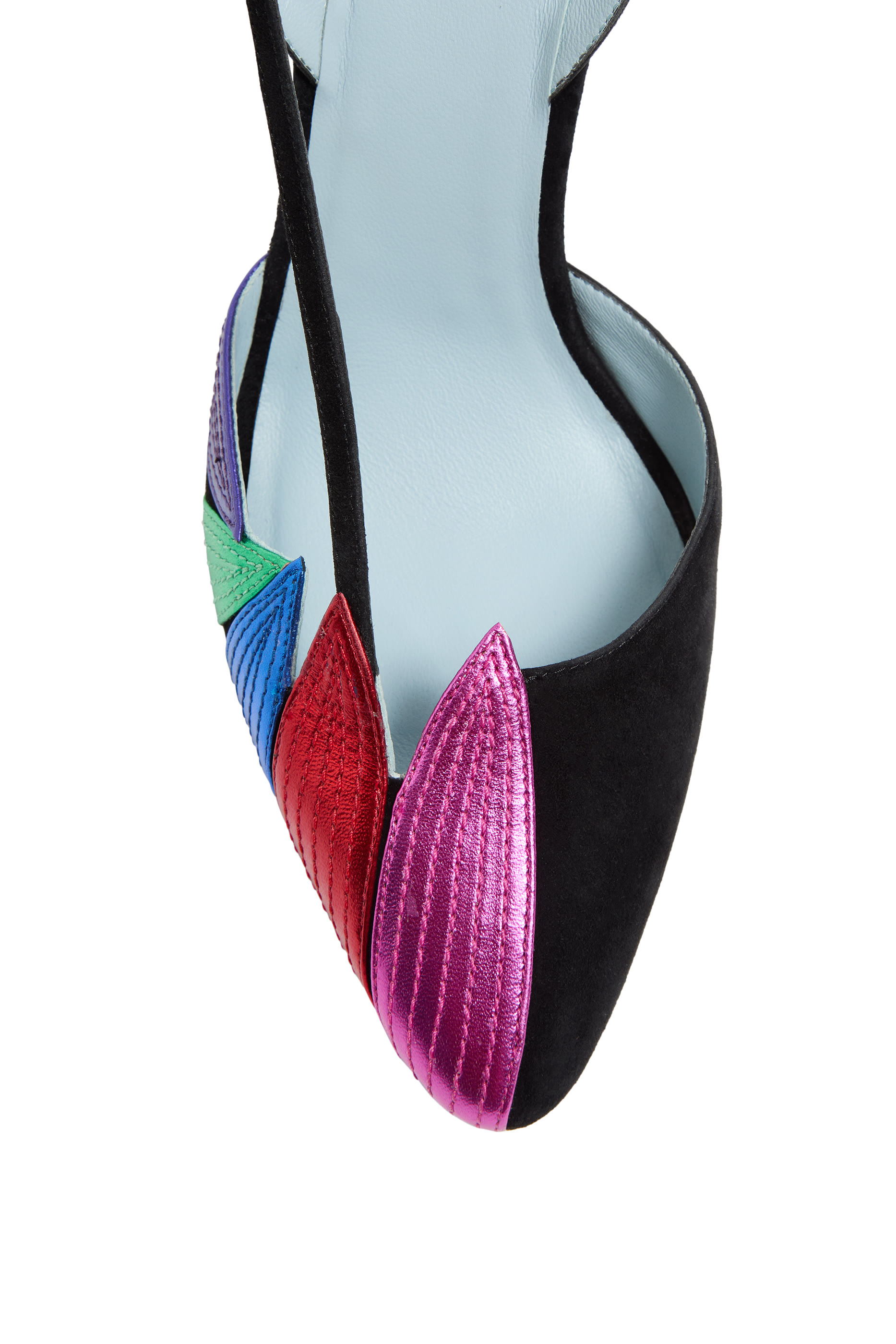 Foliefoliage Suede 90 Slingback Pumps