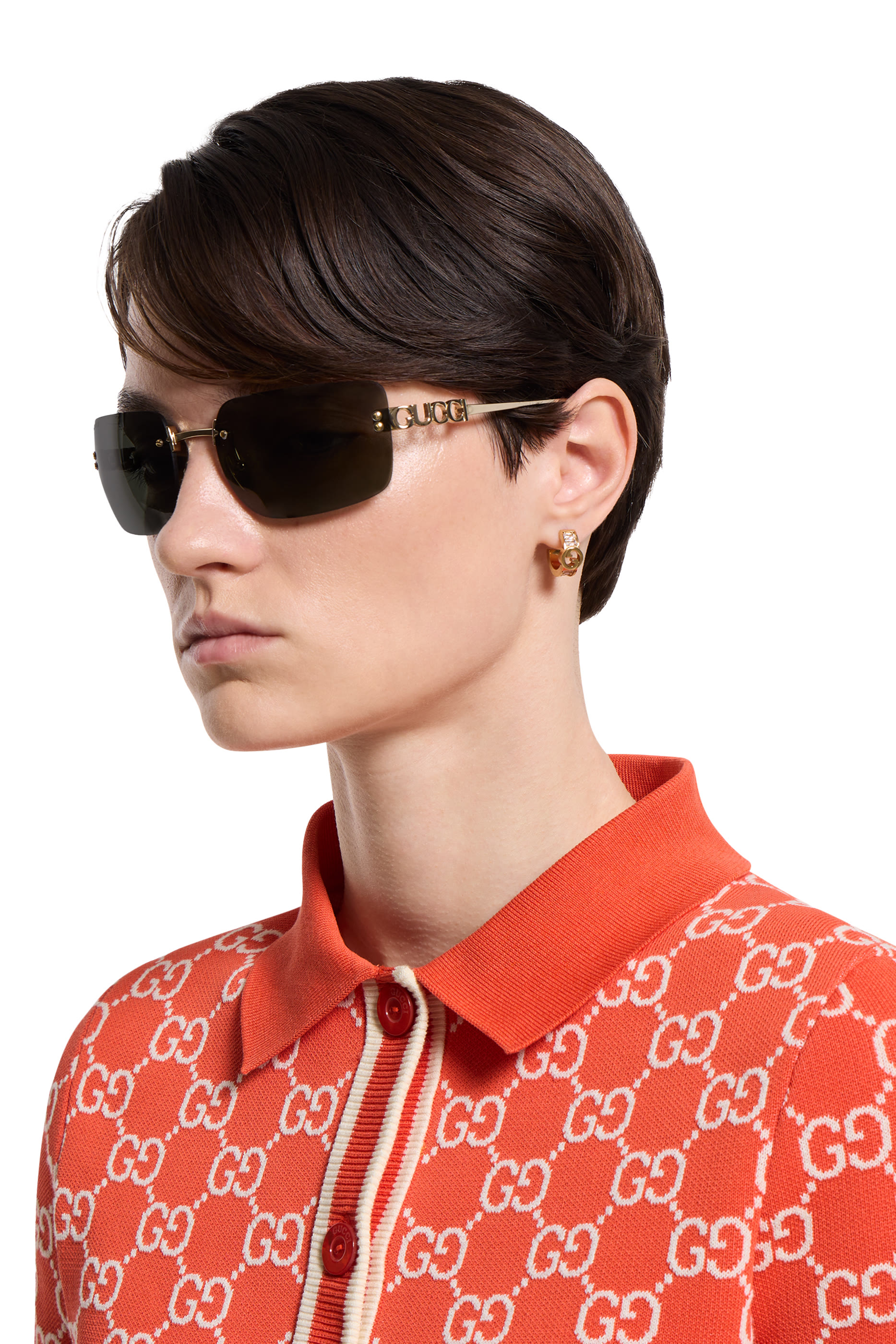 GG2038S Square Frame Sunglasses