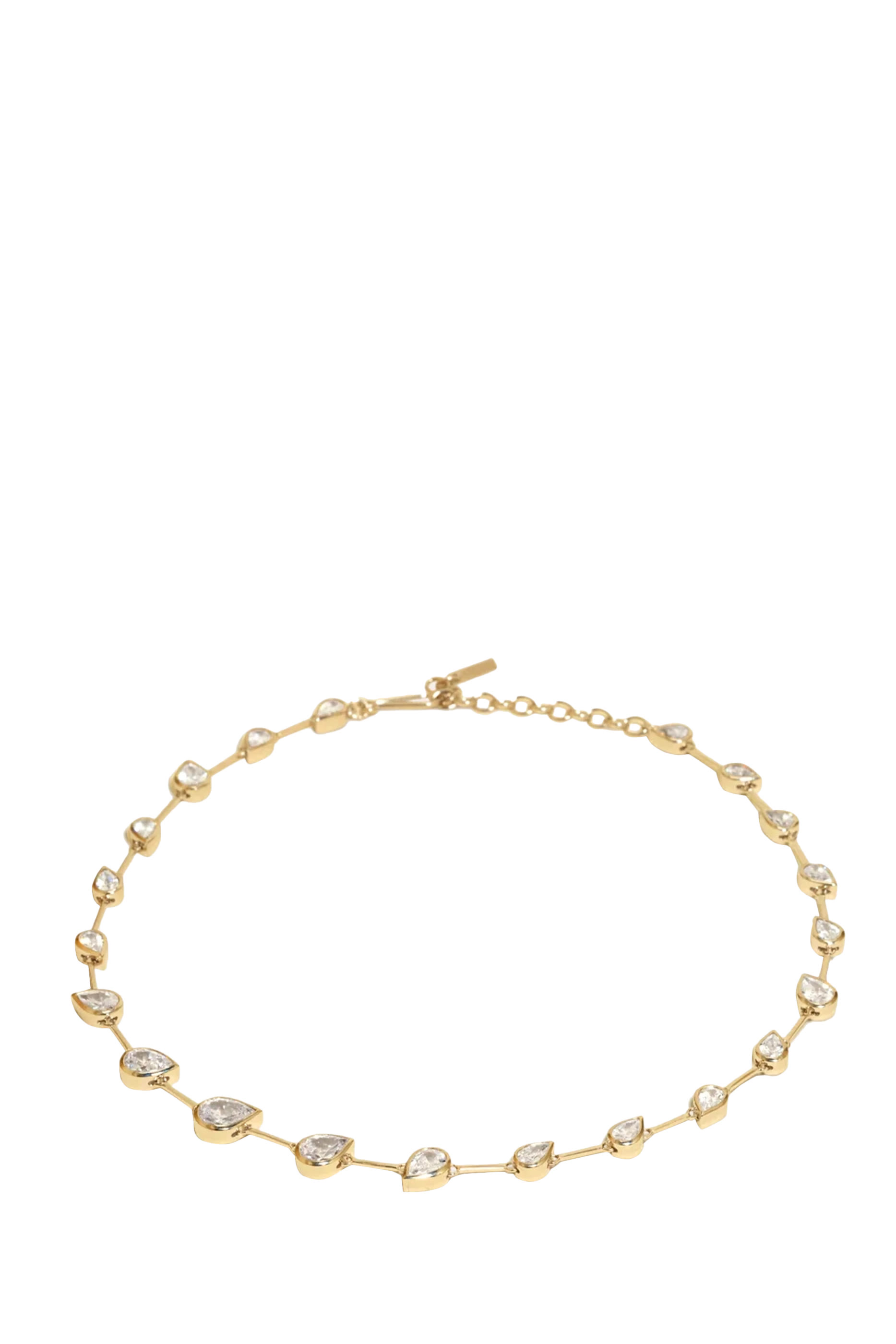 Myriad Necklace, Recycled Sterling Silver Plated in 18ct Yellow Gold Vermeil &  Zirconia