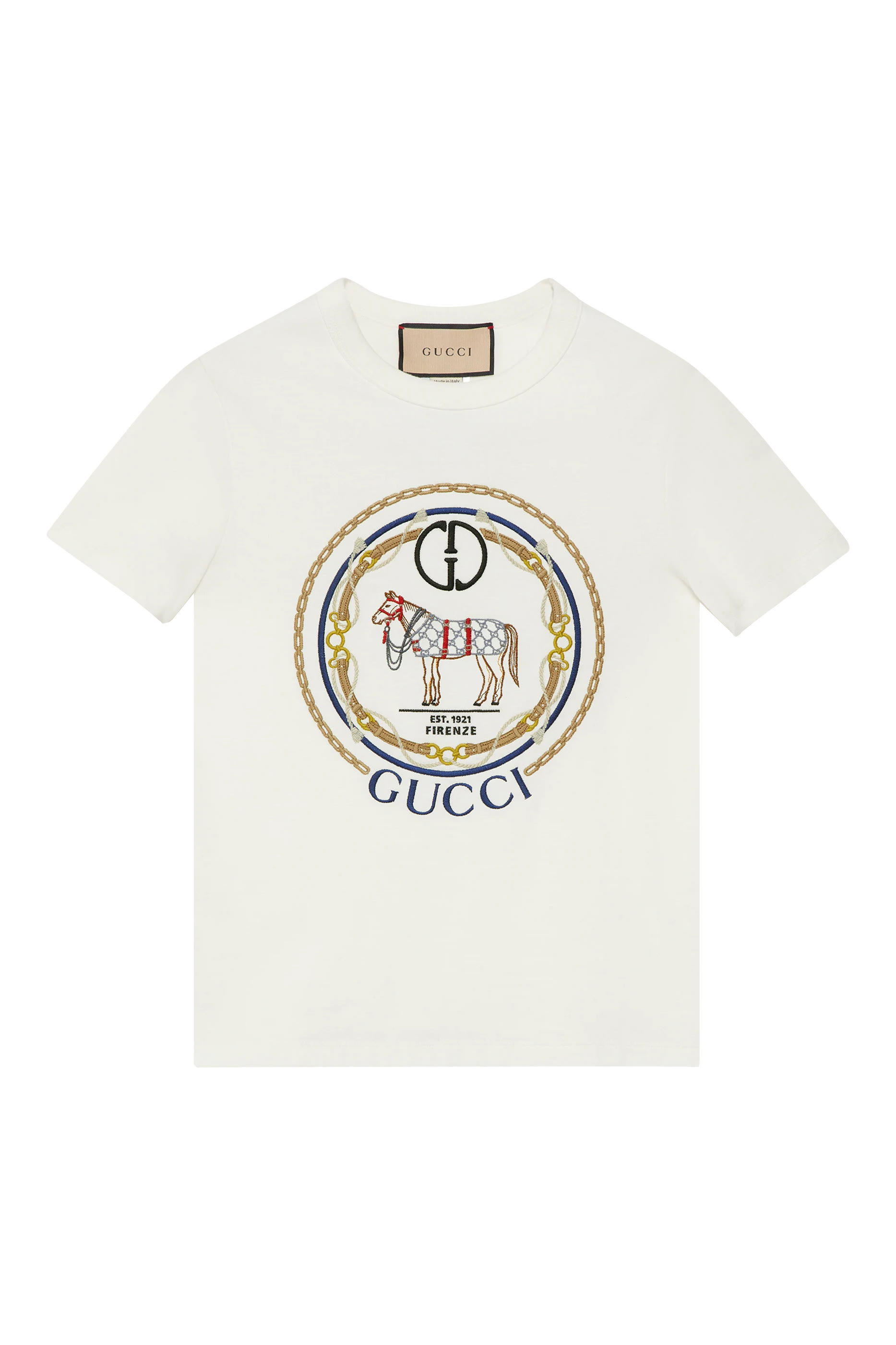 Embroidered Cotton T-Shirt