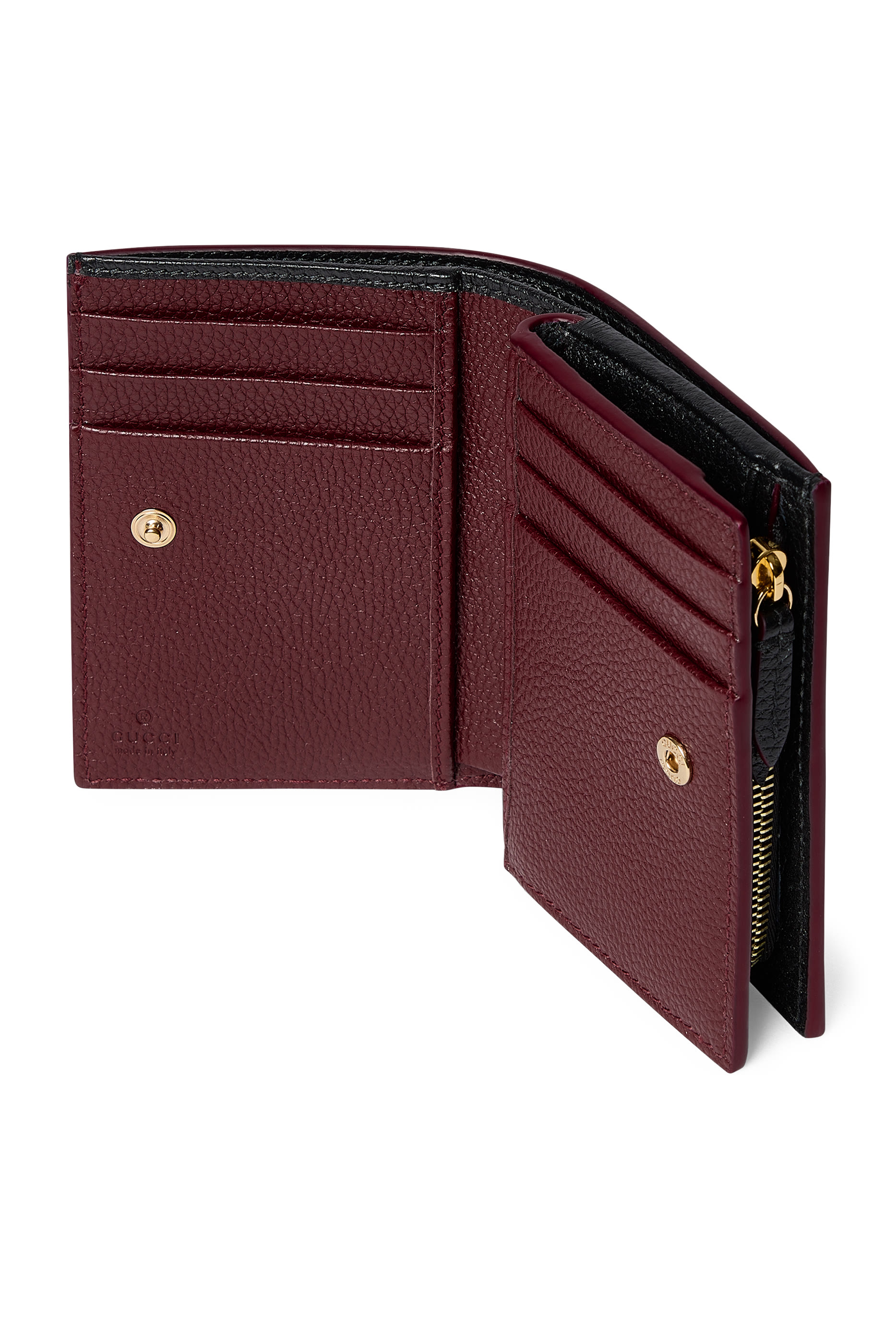 Bi-Color GG Marmont Small Wallet