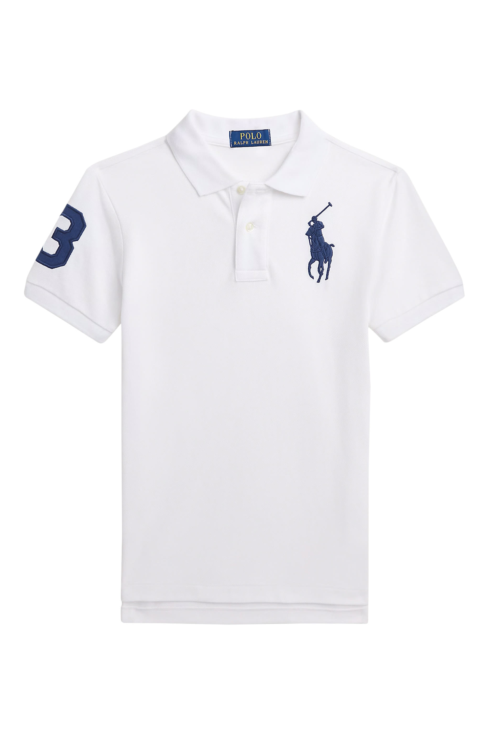 Kids Polo Pony-Embroidered Cotton Polo Shirt