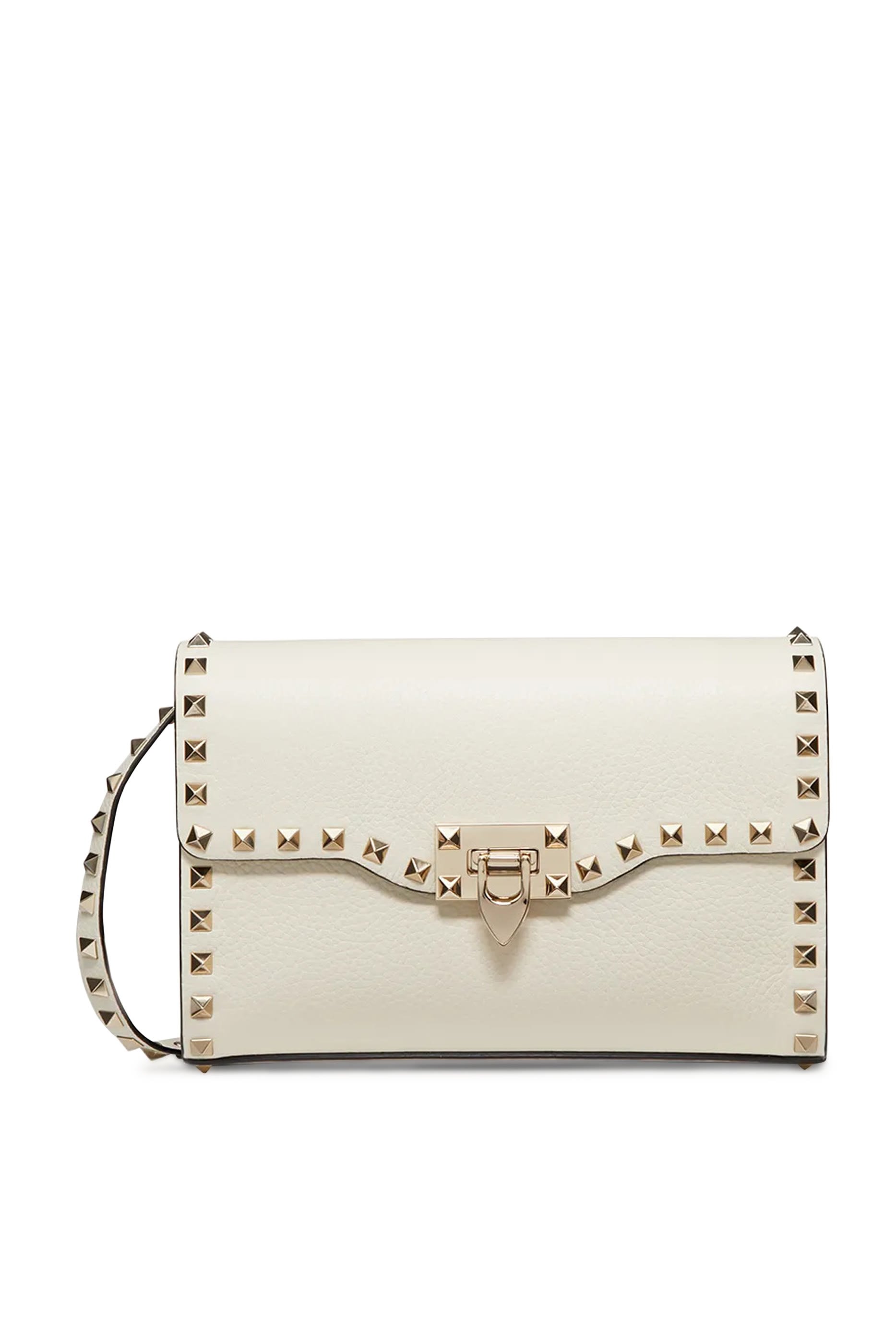  Small Rockstud Leather Cross-Body Bag