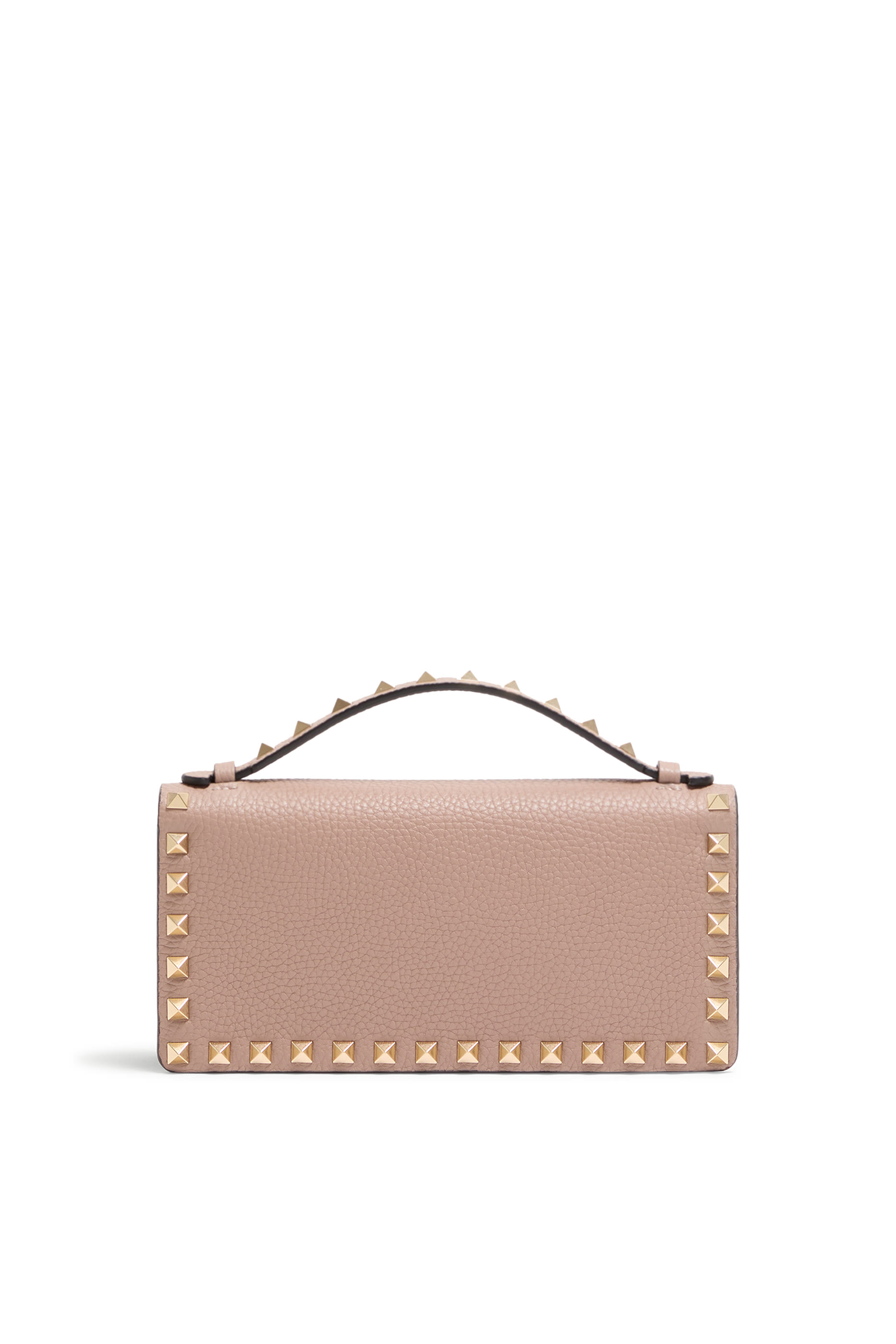 Rockstud-Embellished Clutch Bag