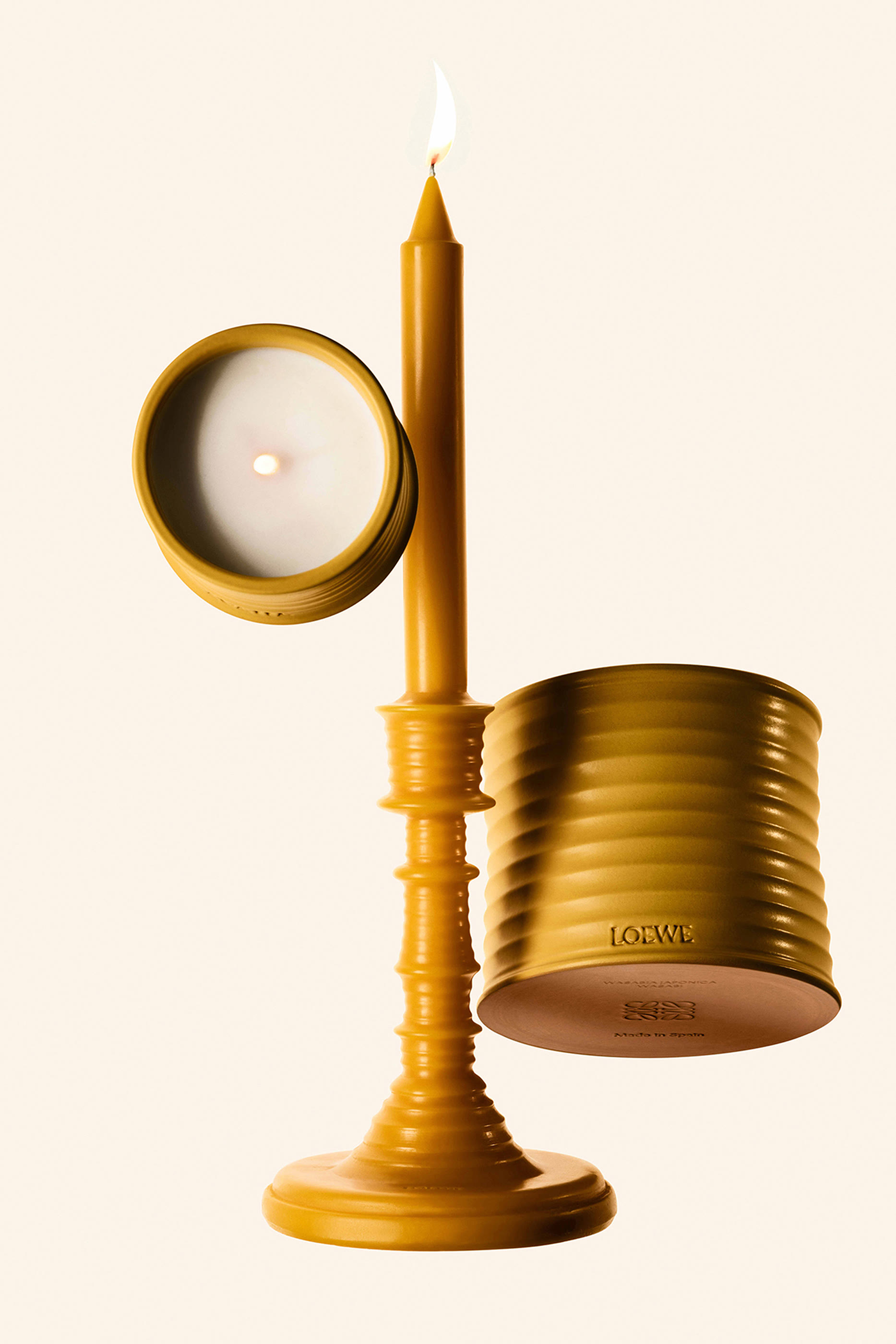 Wasabi Wax Candleholder