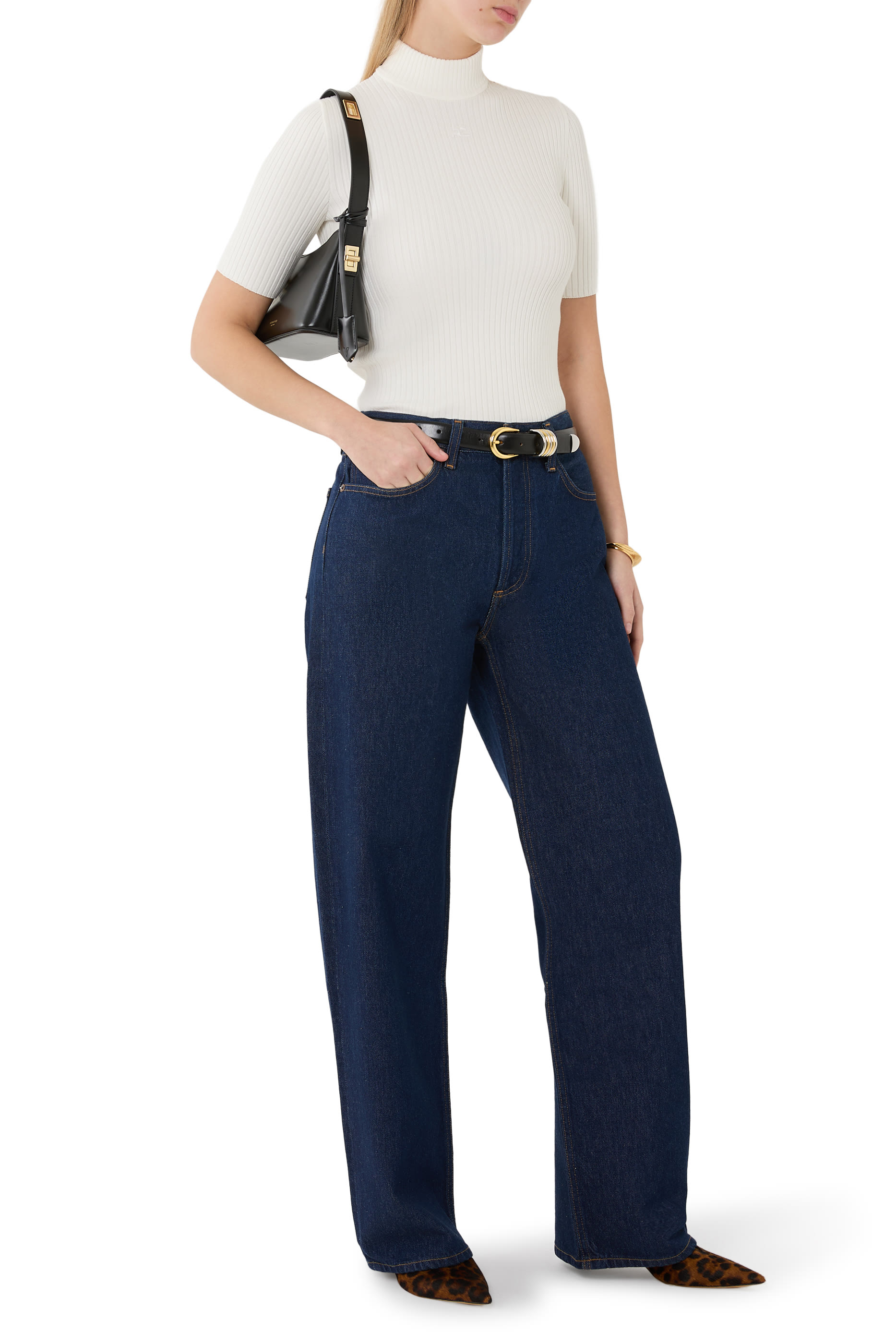 Reedition Rib Knit Sweater