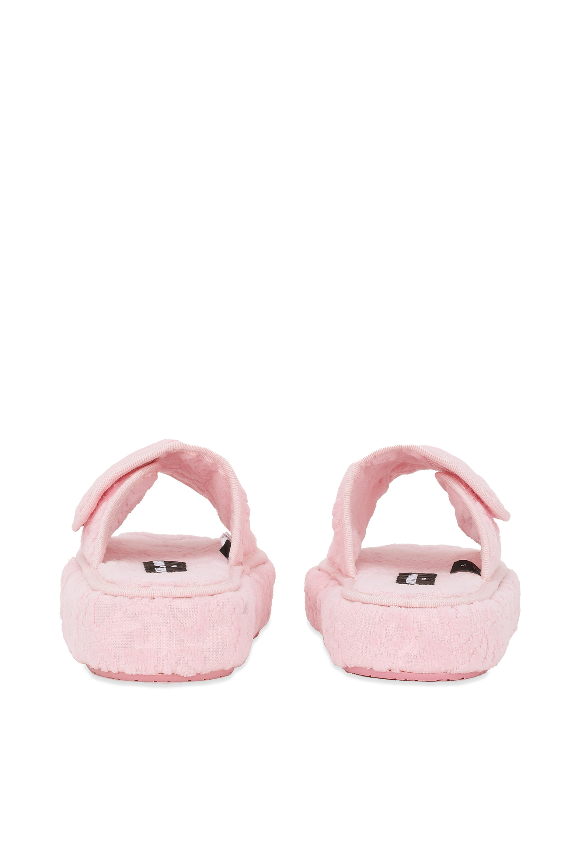 Jacquard Terry Cotton Plateau Slippers