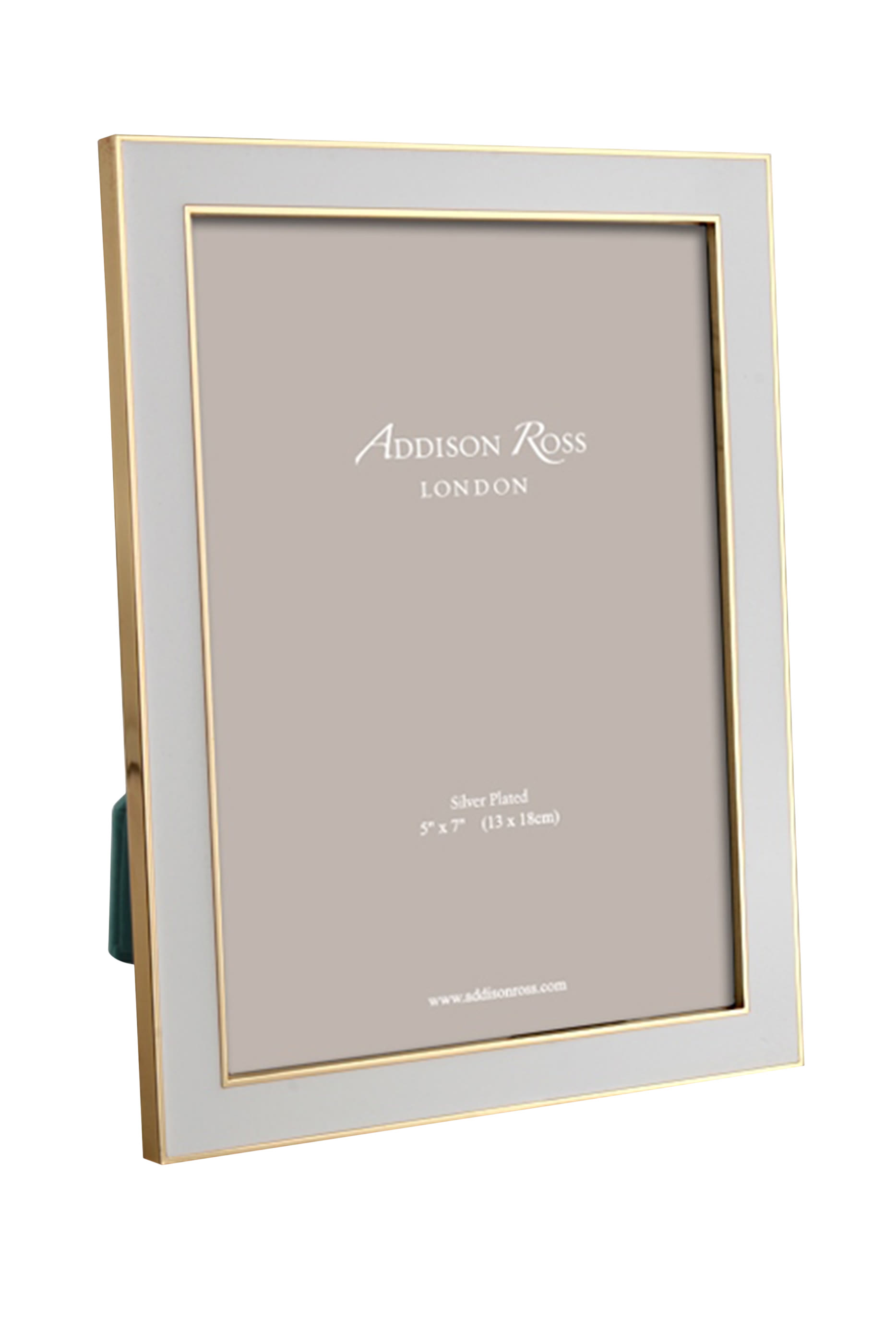 Chiffon Enamel & Gold Frame, 5x7 