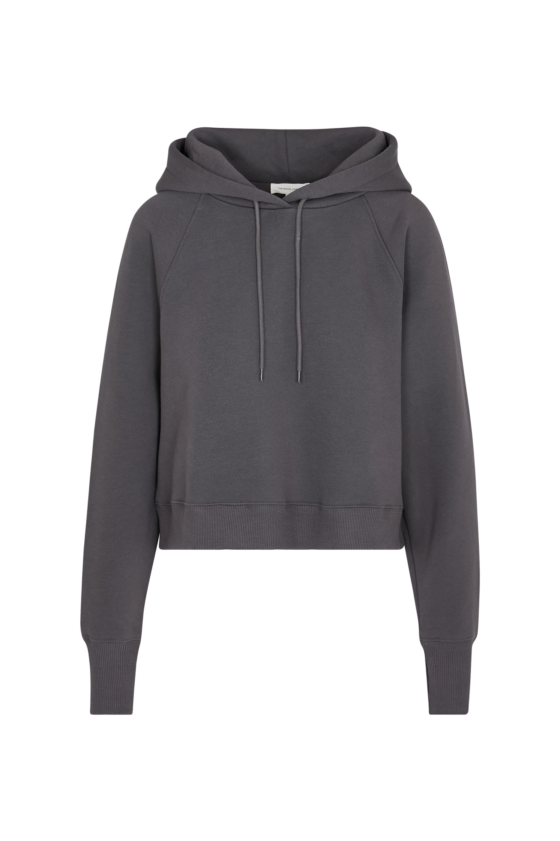  Carbon Finish Cropped Hoodie
