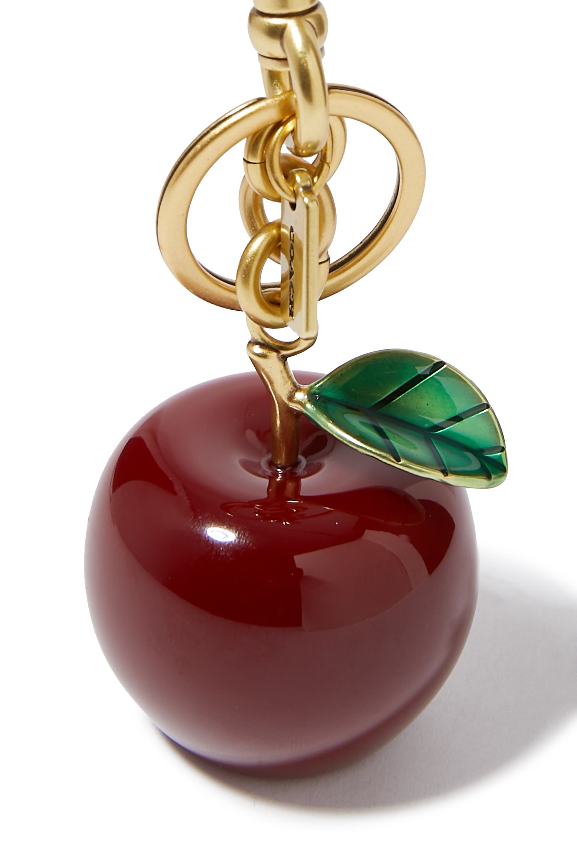 Small Apple Bag Charm 