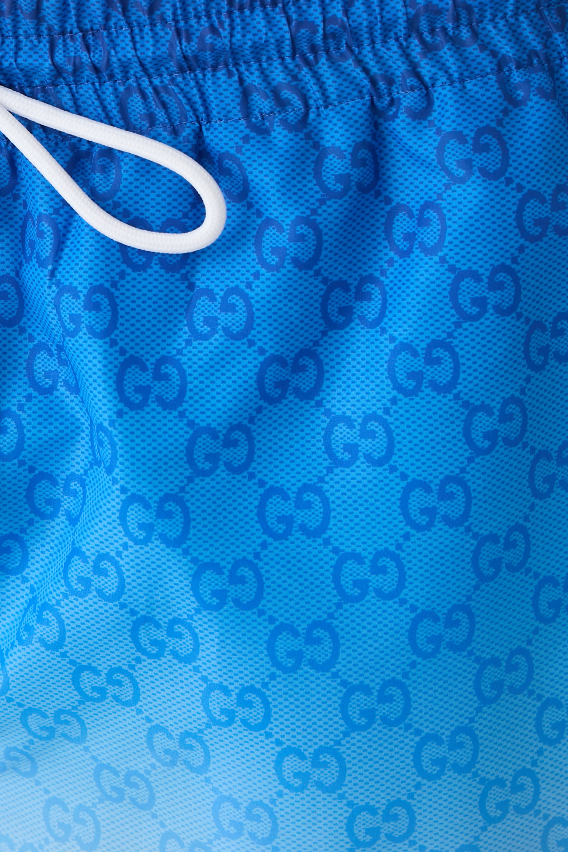 Printed Technical Poplin Swim Shorts