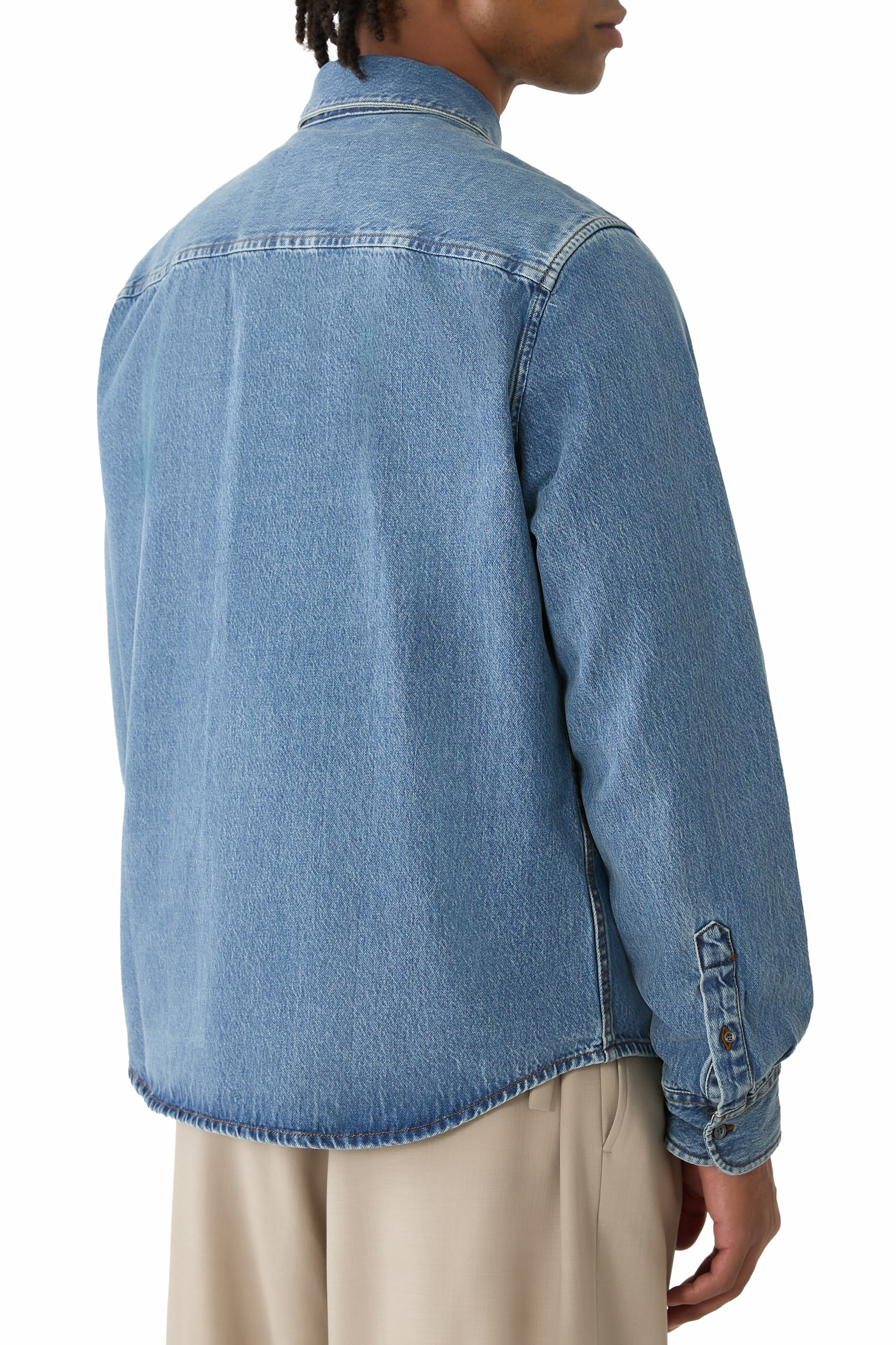  Denim Cotton Ami de Coeur Shirt