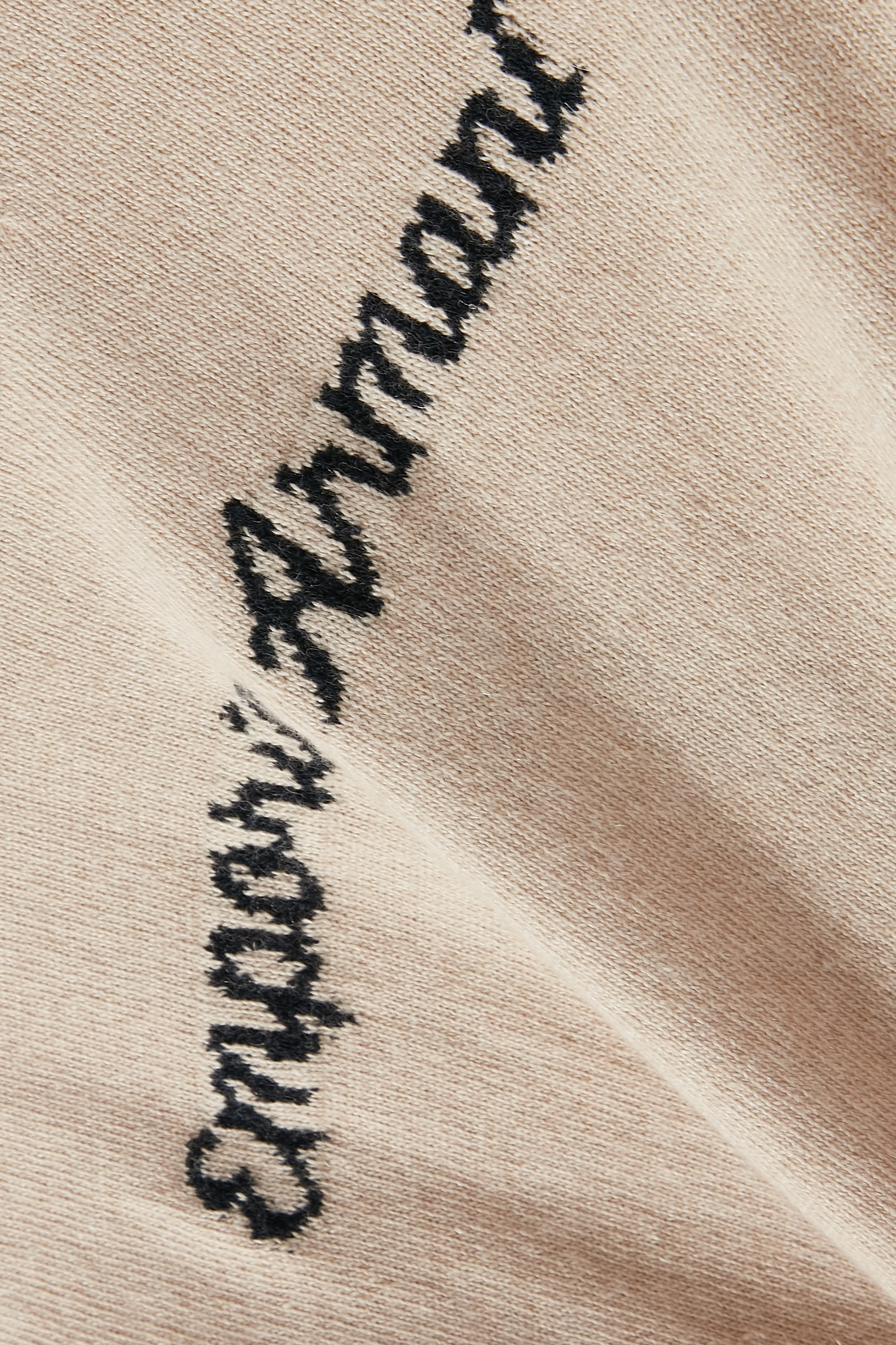 Kids Intarsia Logo Cashmere-Blend Knit Sweater