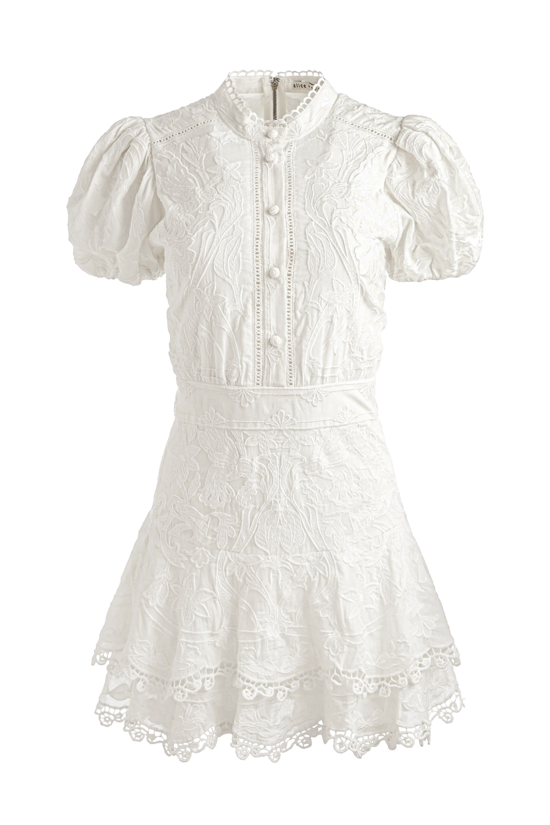 Loryn Embroidered Shirt Dress