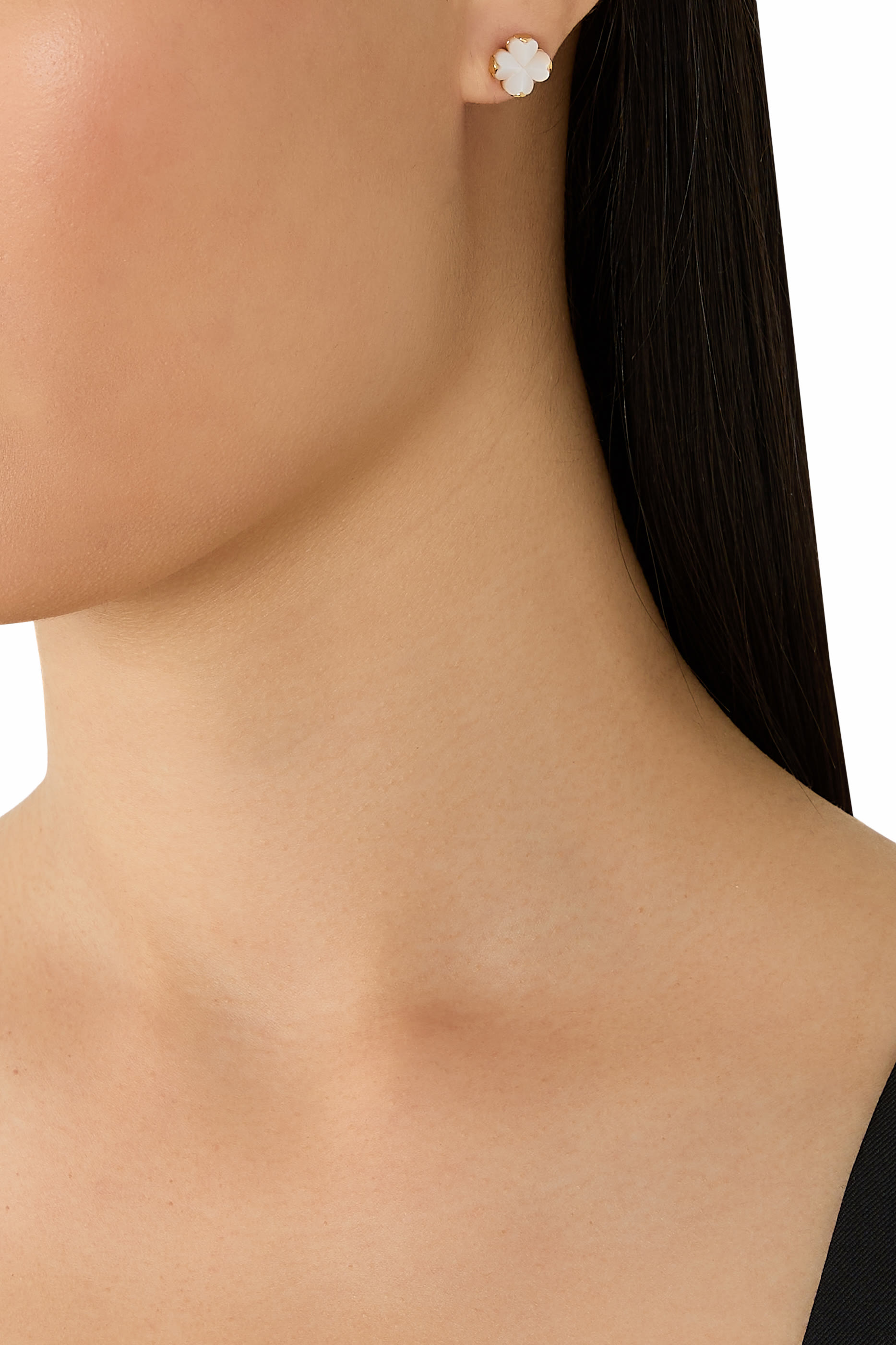Spade Flower Studs