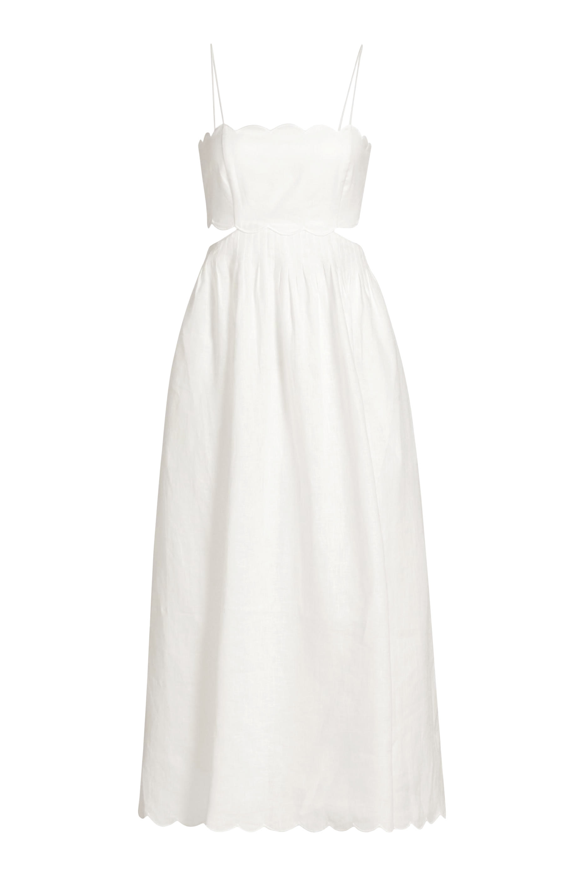 Rhiannon Scallop Midi Dress