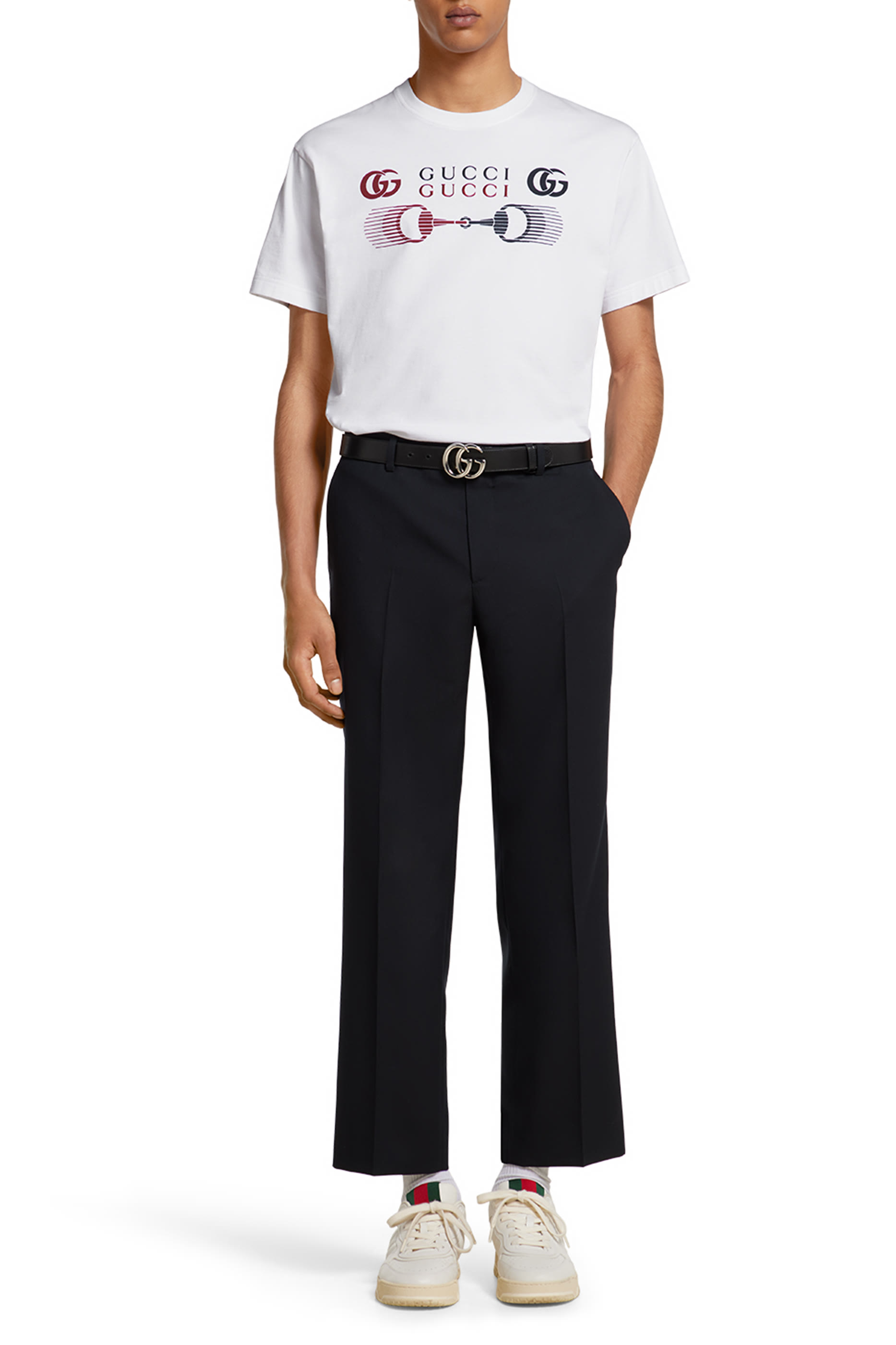 Logo Print Cotton Jersey T-Shirt