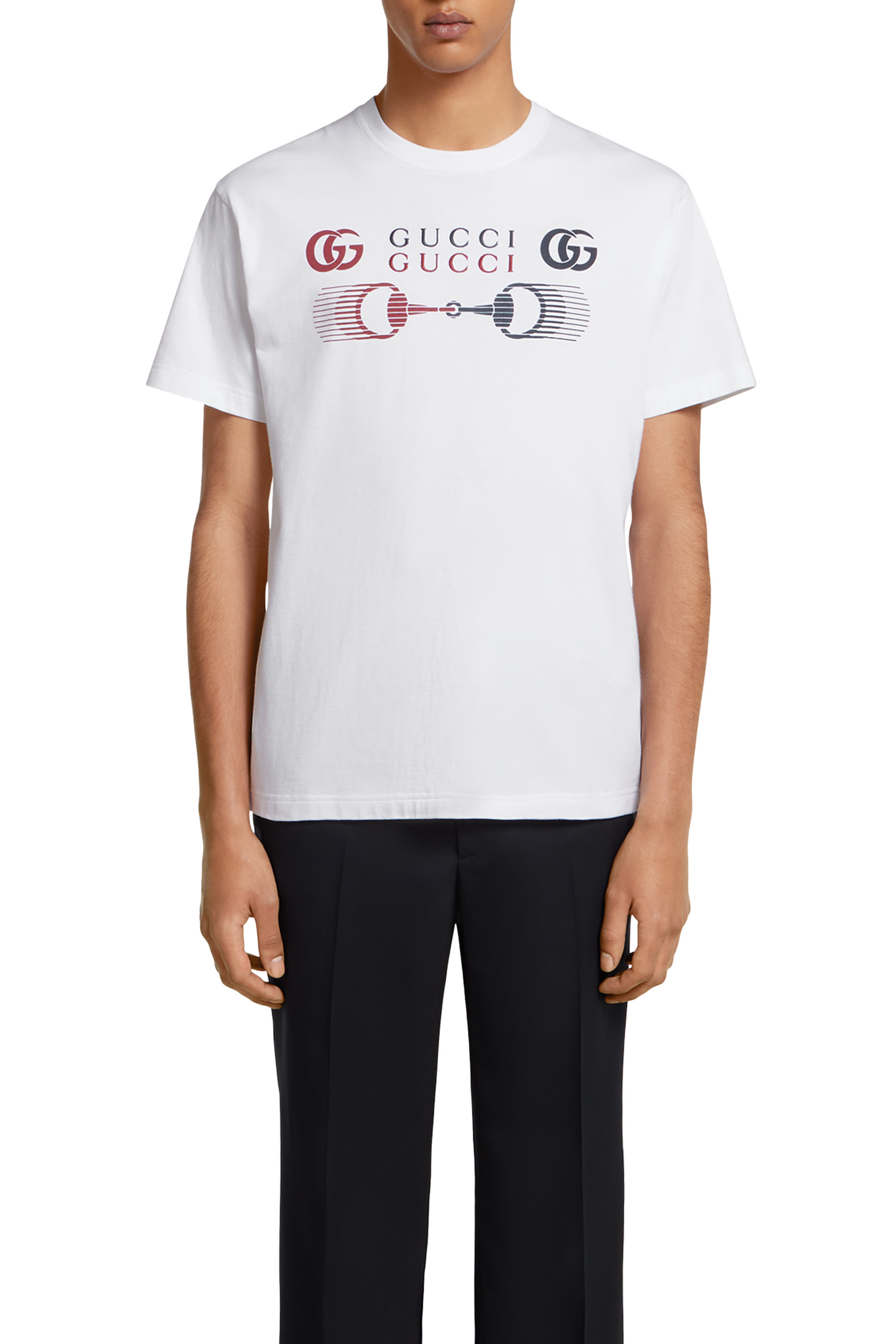 Logo Print Cotton Jersey T-Shirt