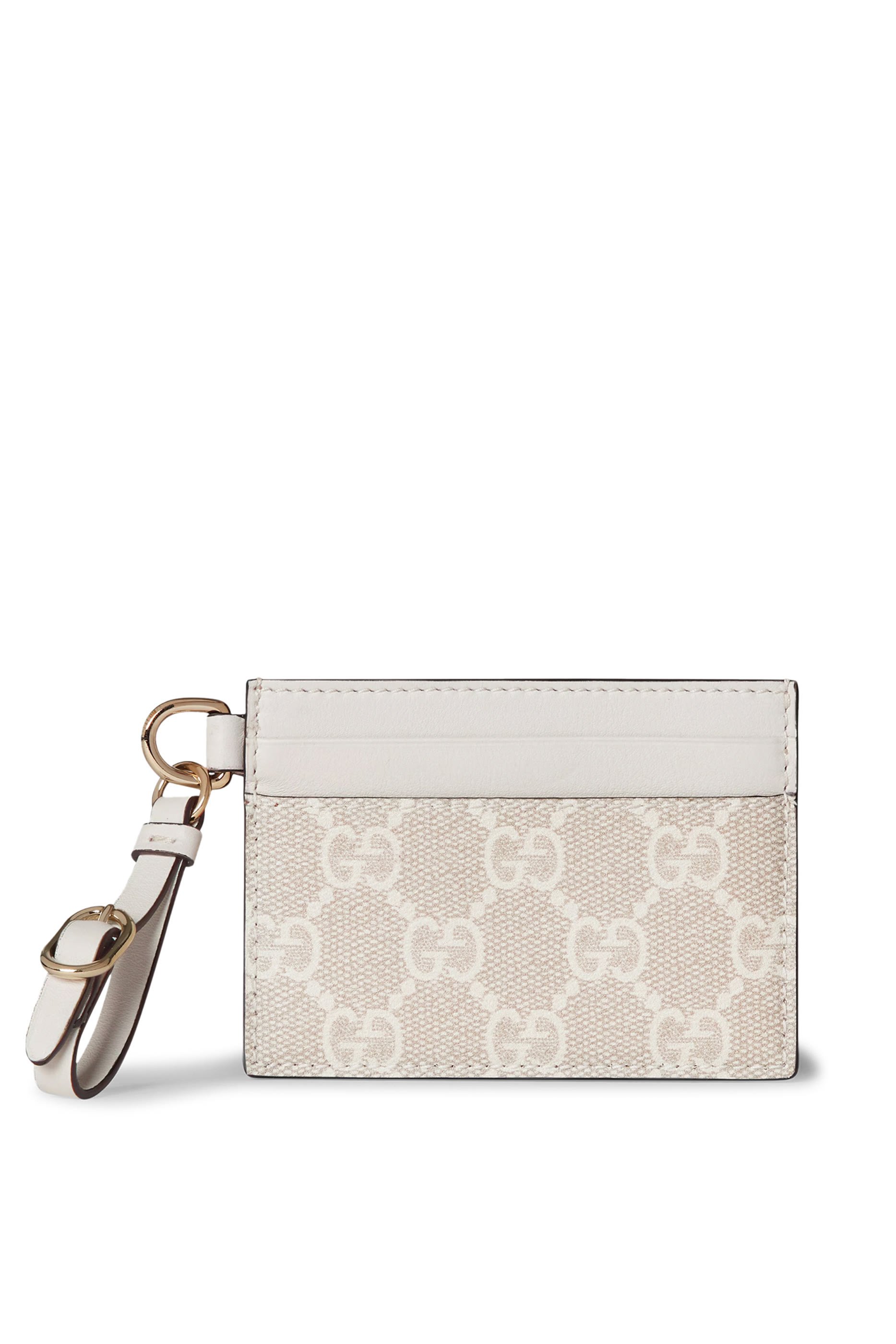 GG Emblem Card Case with Strap