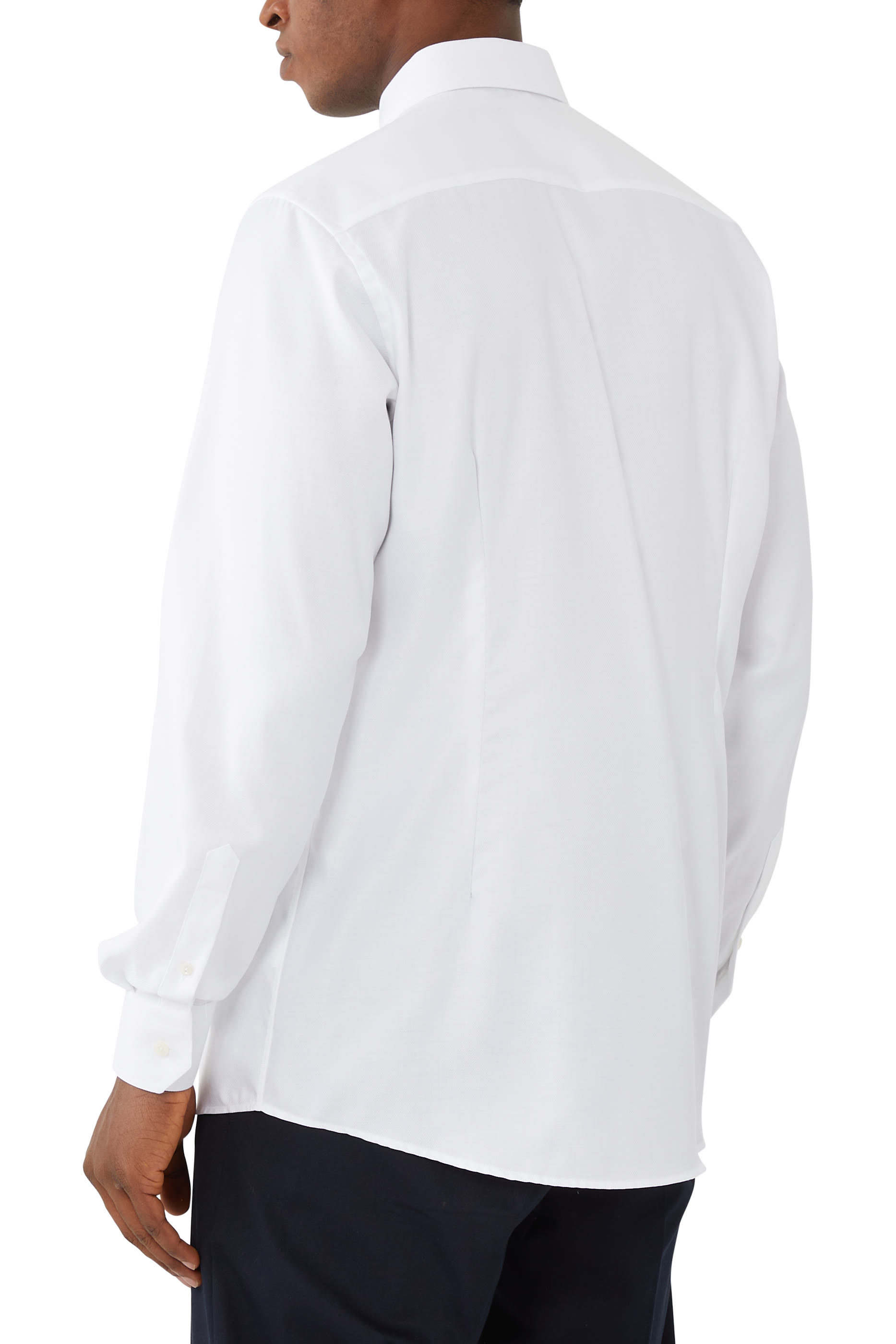 Solid Textured Twill Shirt 