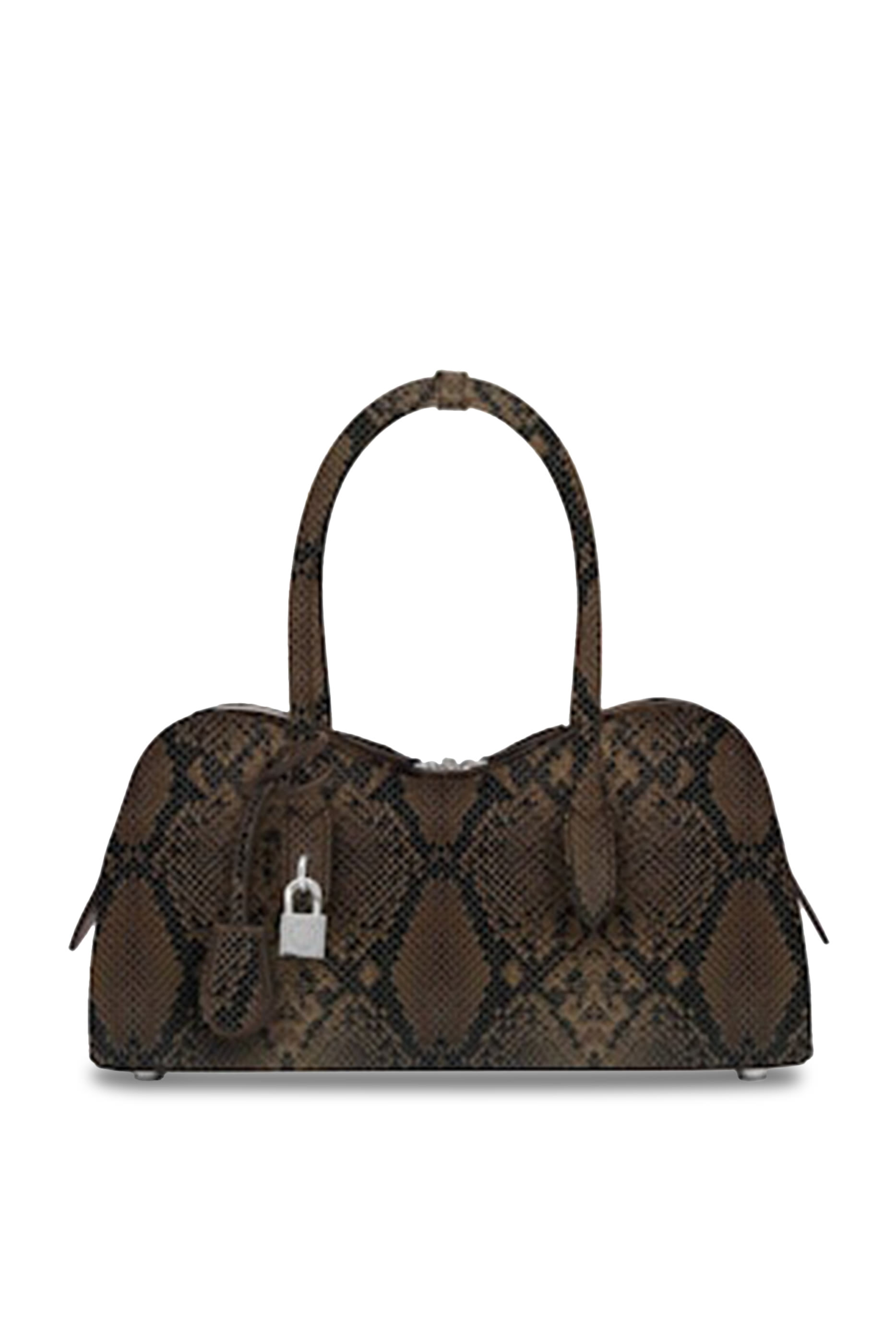 Ryder Snakeskin-Embossed Shoulder Bag