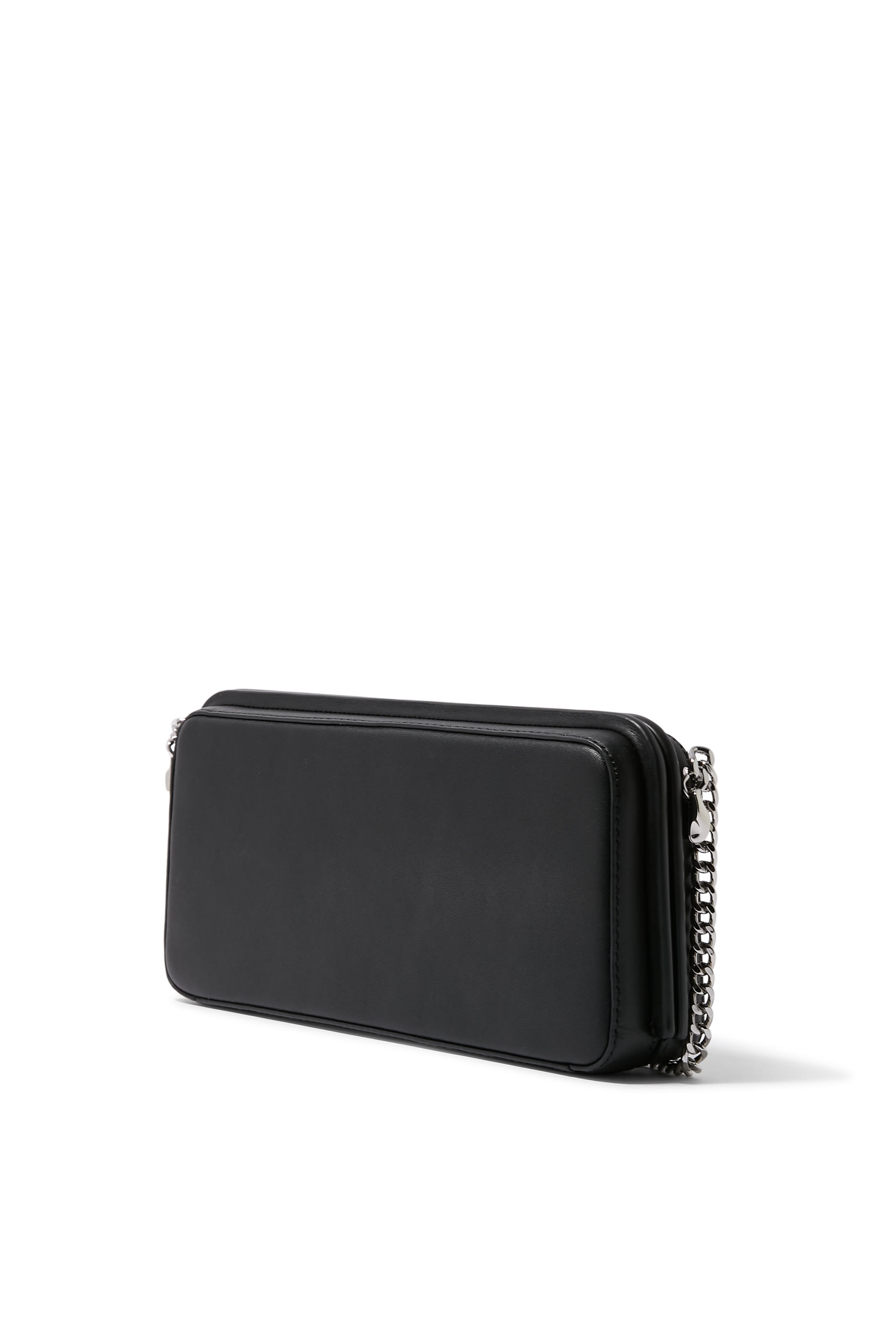 Logo Chain Clutch Bag