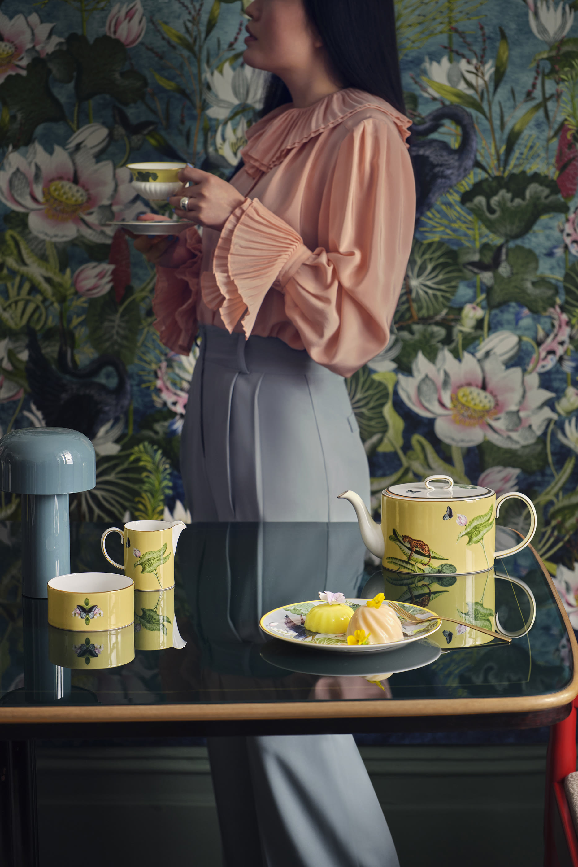 Wonderlust Waterlily Sugar & Creamer Set