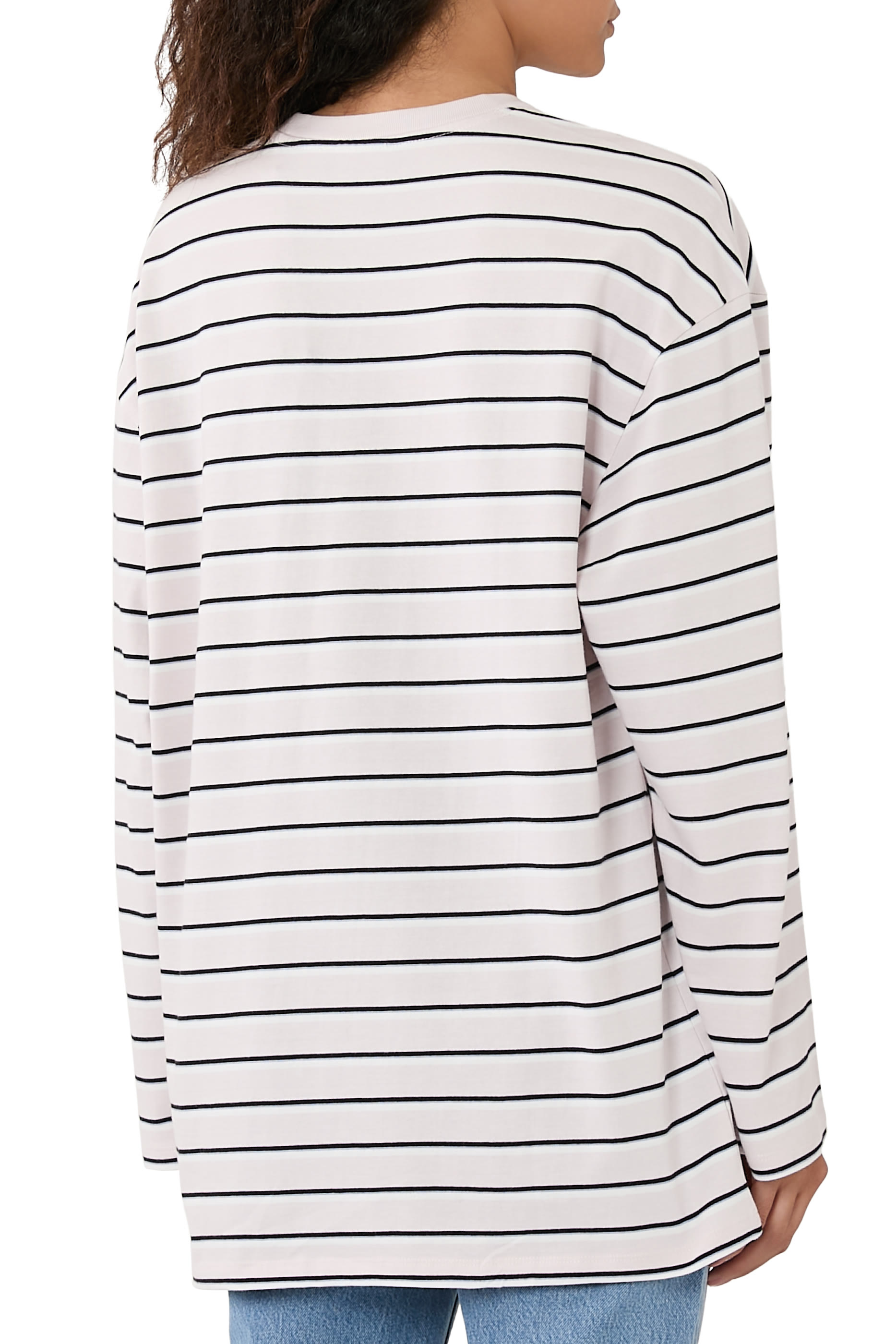 Striped Oversized Jersey T-Shirt 