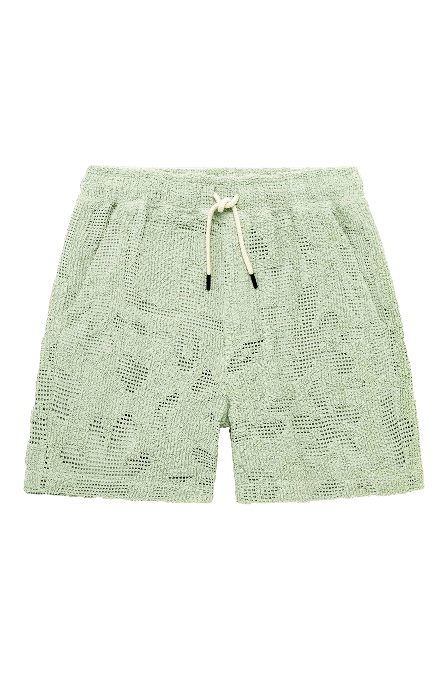 Galbanum Crochet Shorts