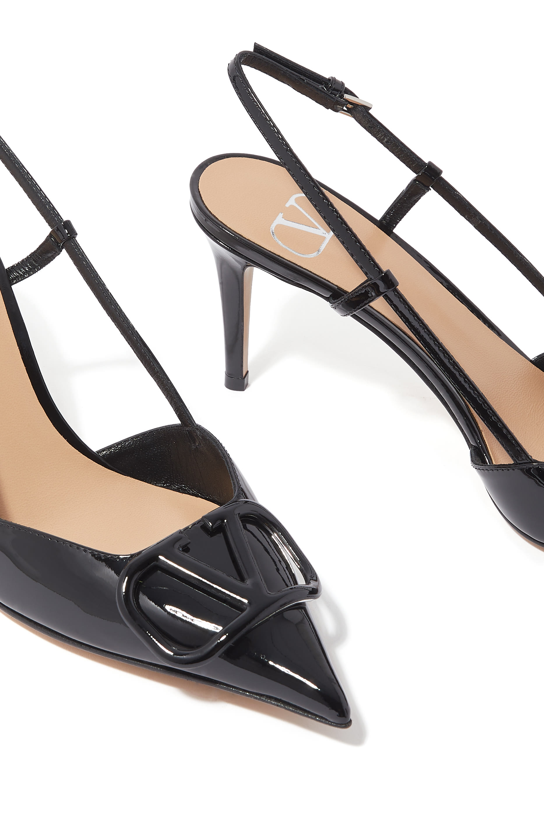 VLogo Slingback Pumps