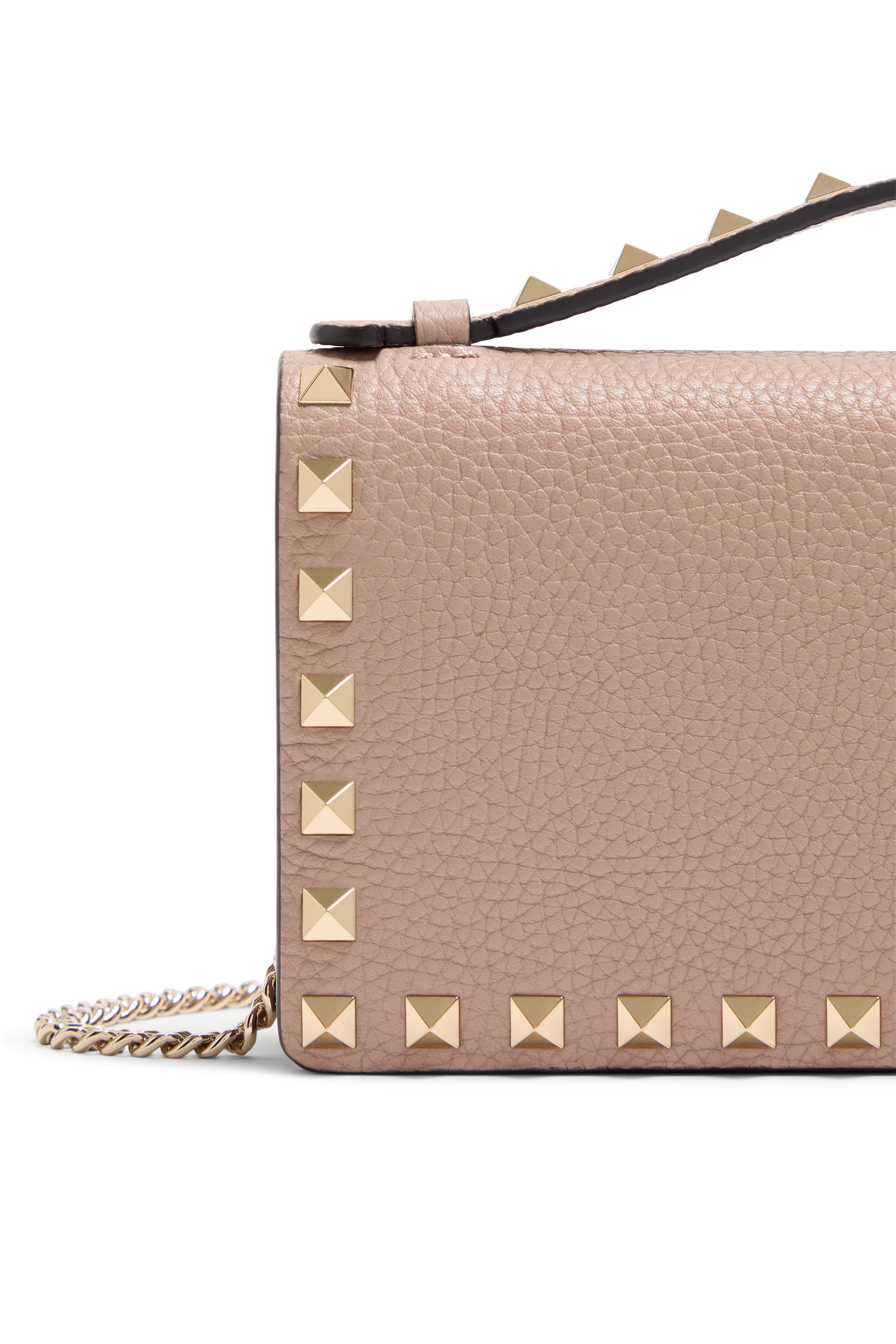 Rockstud-Embellished Clutch Bag