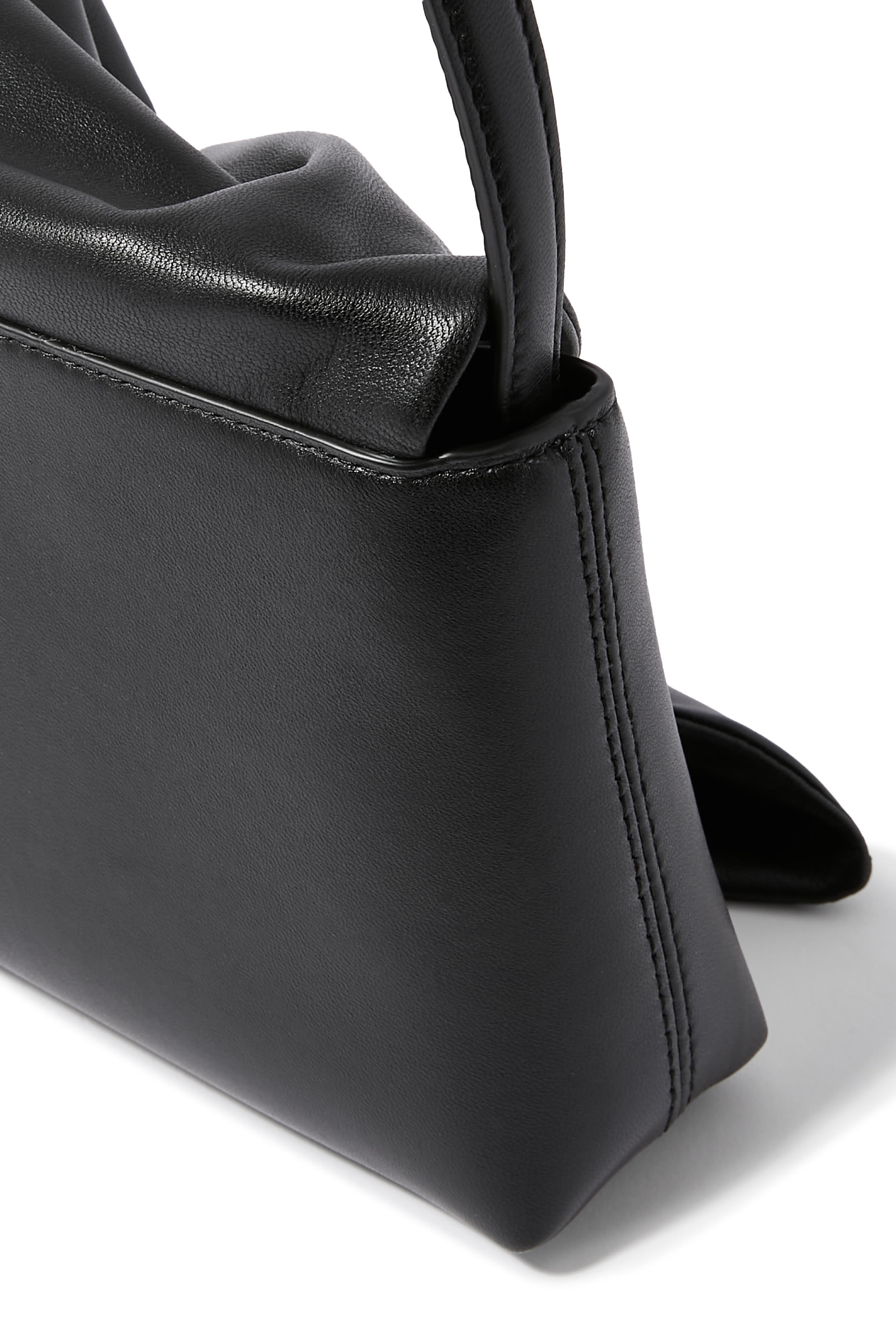 Leather Knot Scarf Bag 