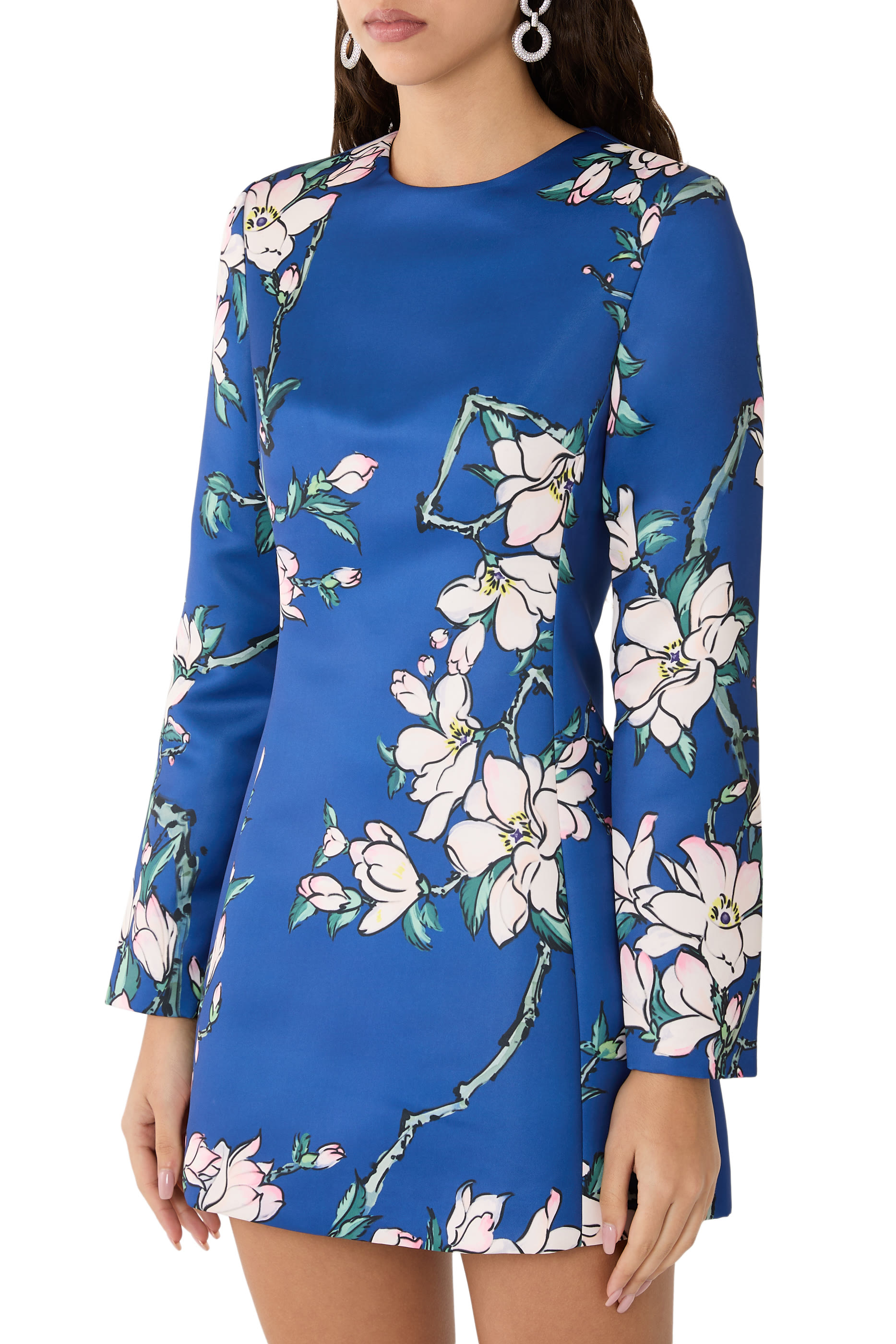 Aliza Long Sleeve Petal Mini Dress