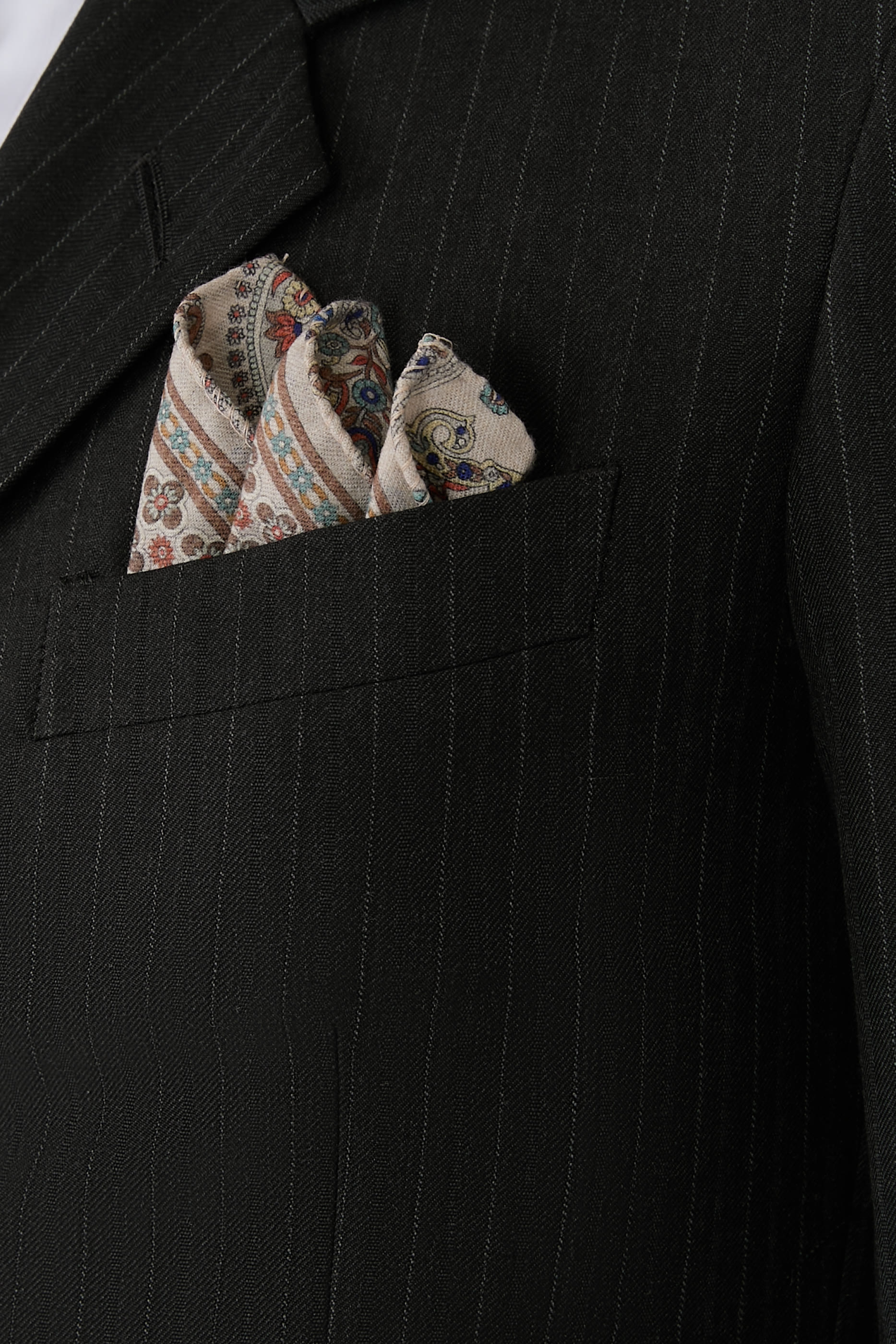 Double-Face Wool Pocket Square