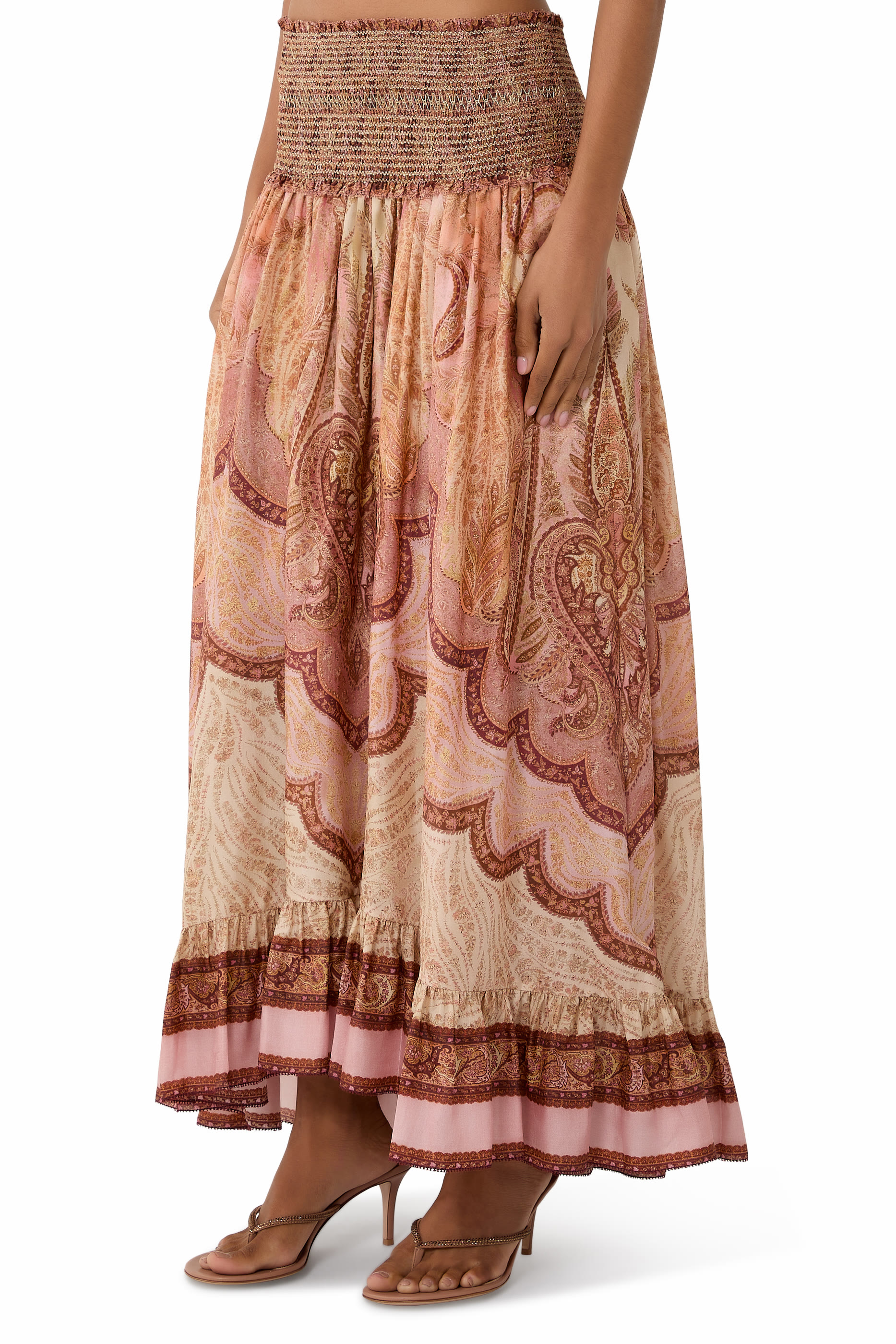 Wanderlust Frill Maxi Skirt