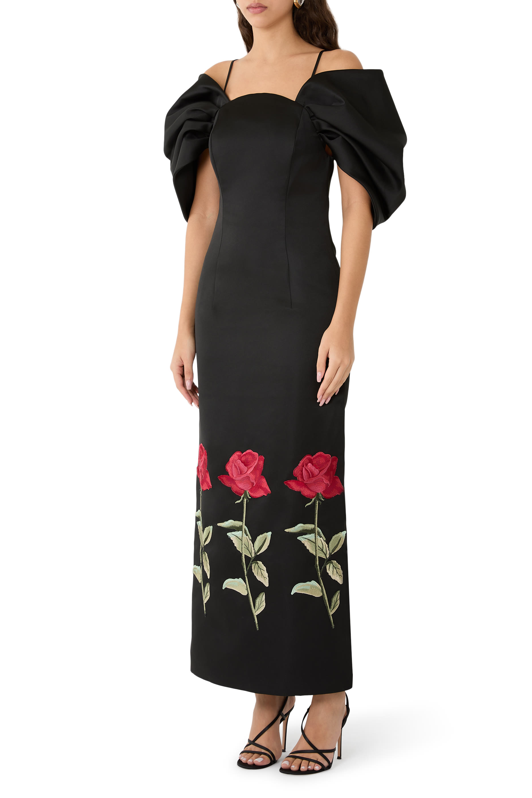 Arabella Embroidered Maxi Dress