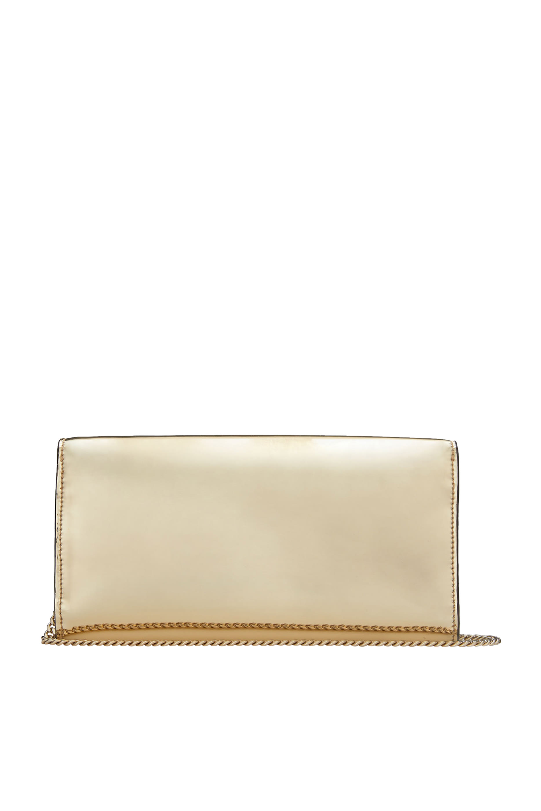 Emmie Metallic Leather Envelope Clutch