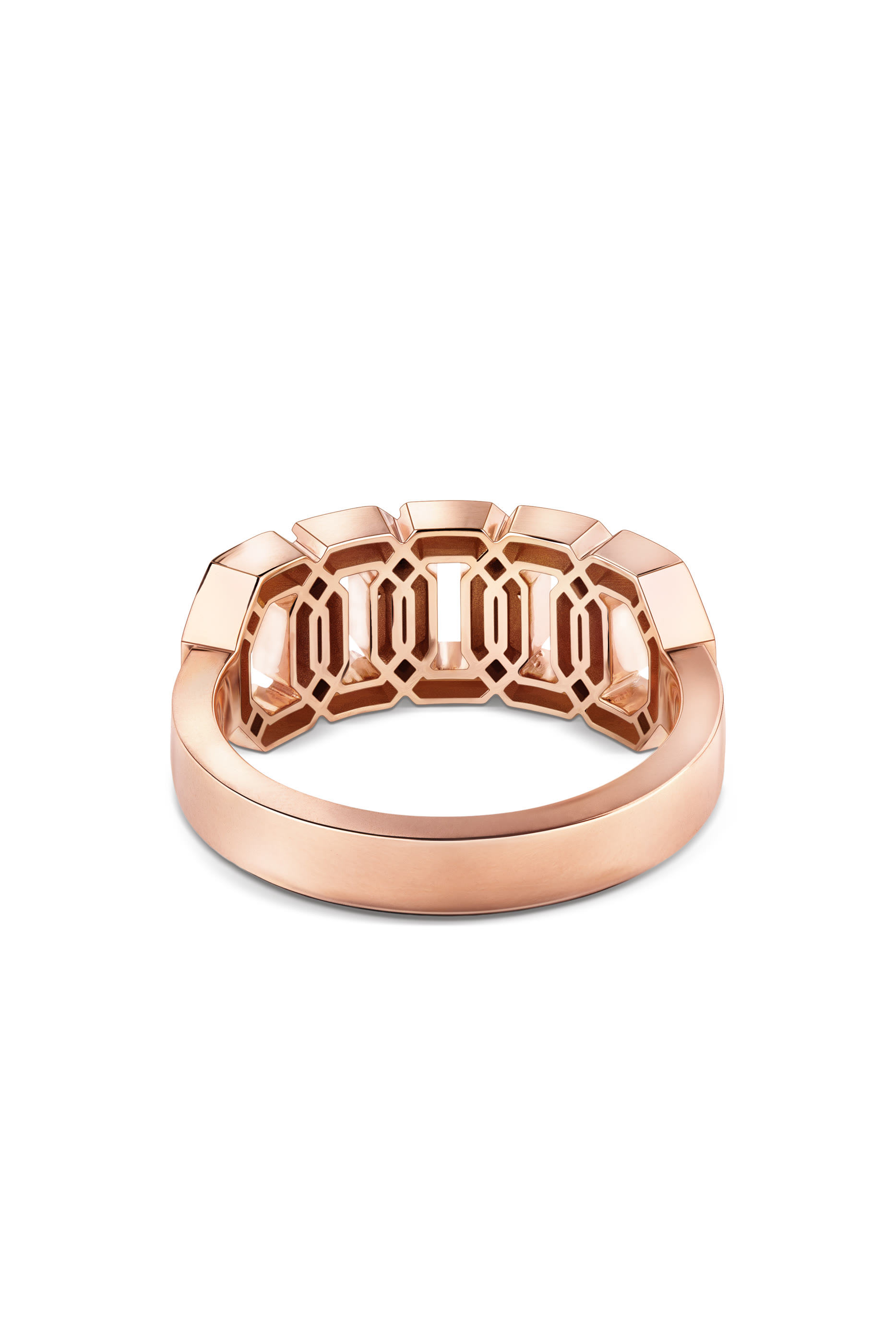 Thaman Ring, 18K Rose Gold & Brilliant Diamonds