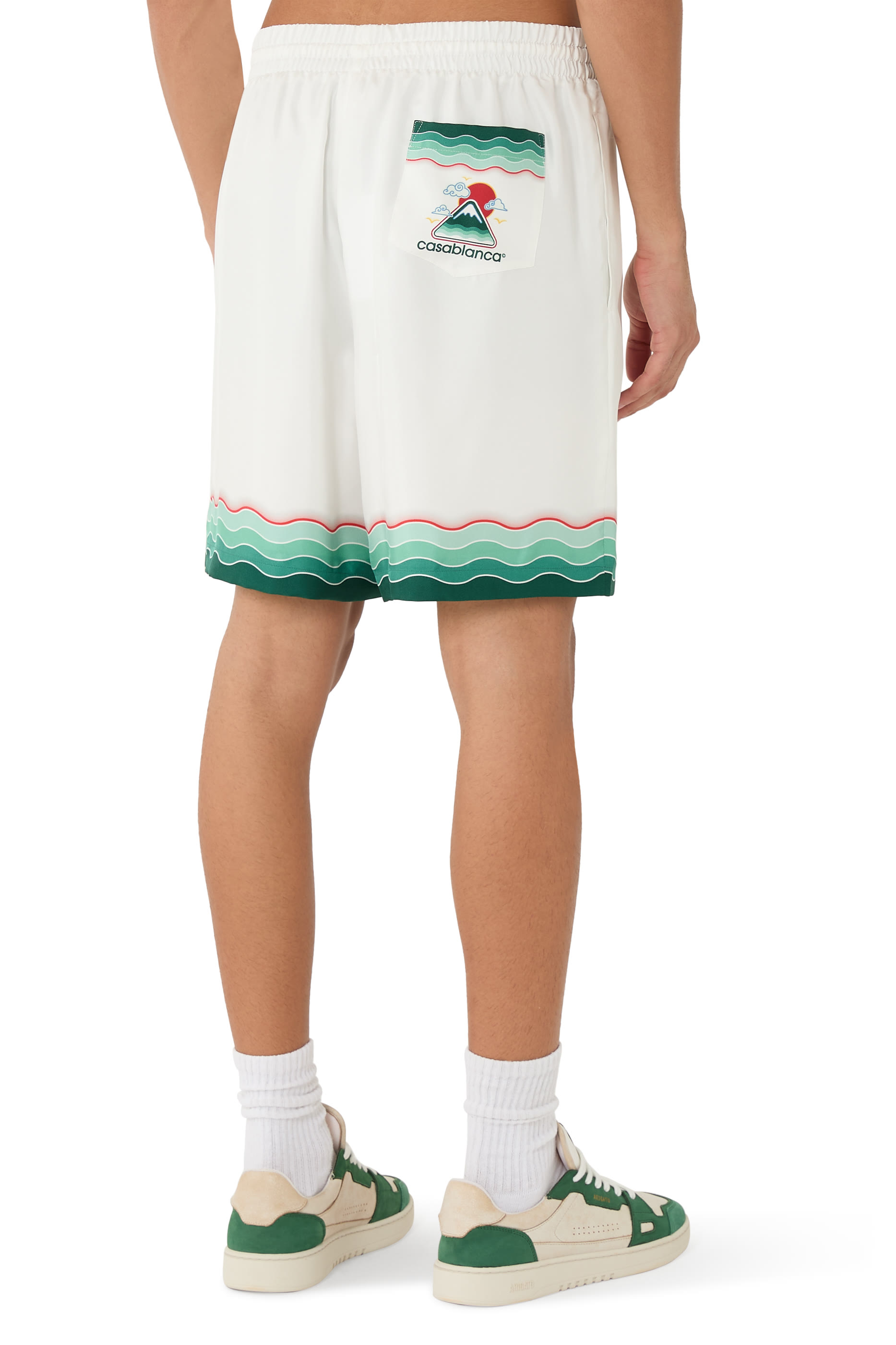 Montagne Ondulee Silk Shorts